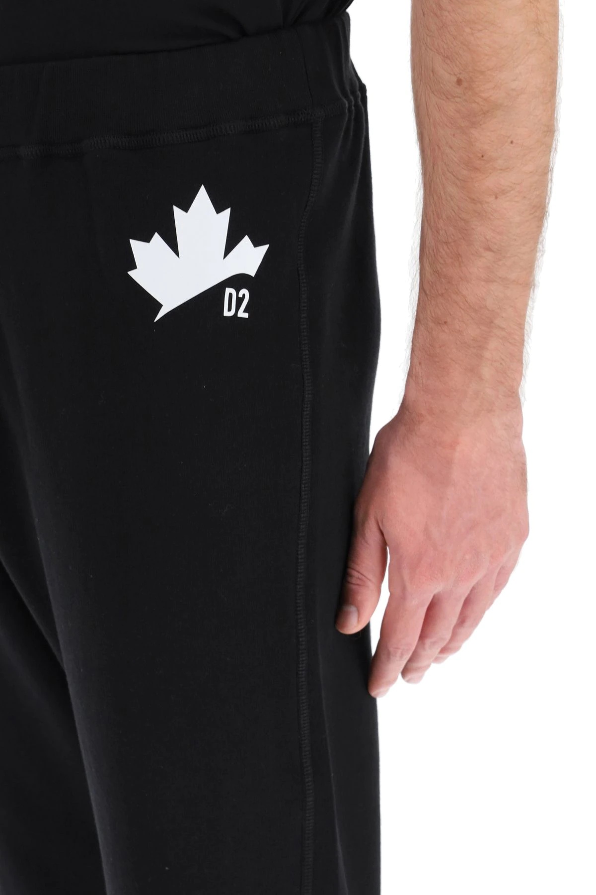 SWEATPANTS WITH D2 LEAF PRINT - 5