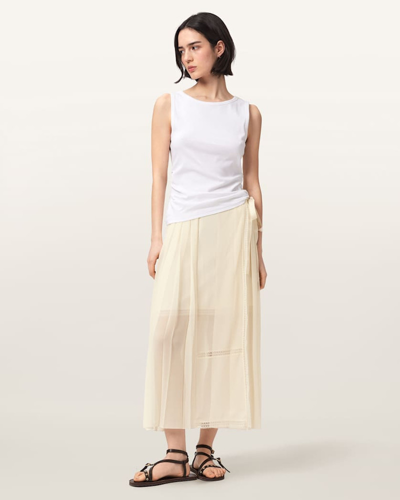 ALLSAINTS CLOVER WRAP MAXI SKIRT outlook