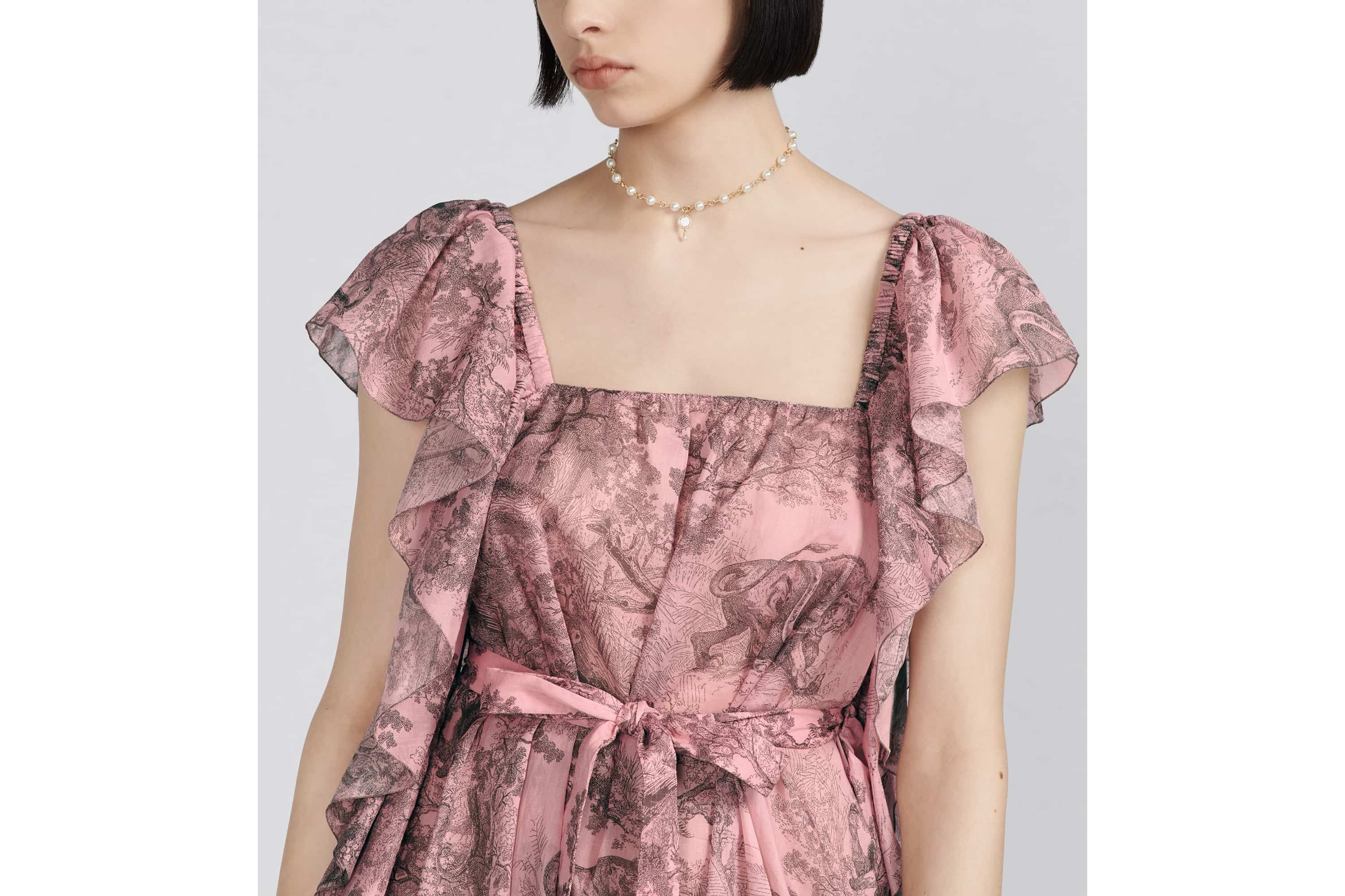 Dioriviera Long Ruffled Dress - 7