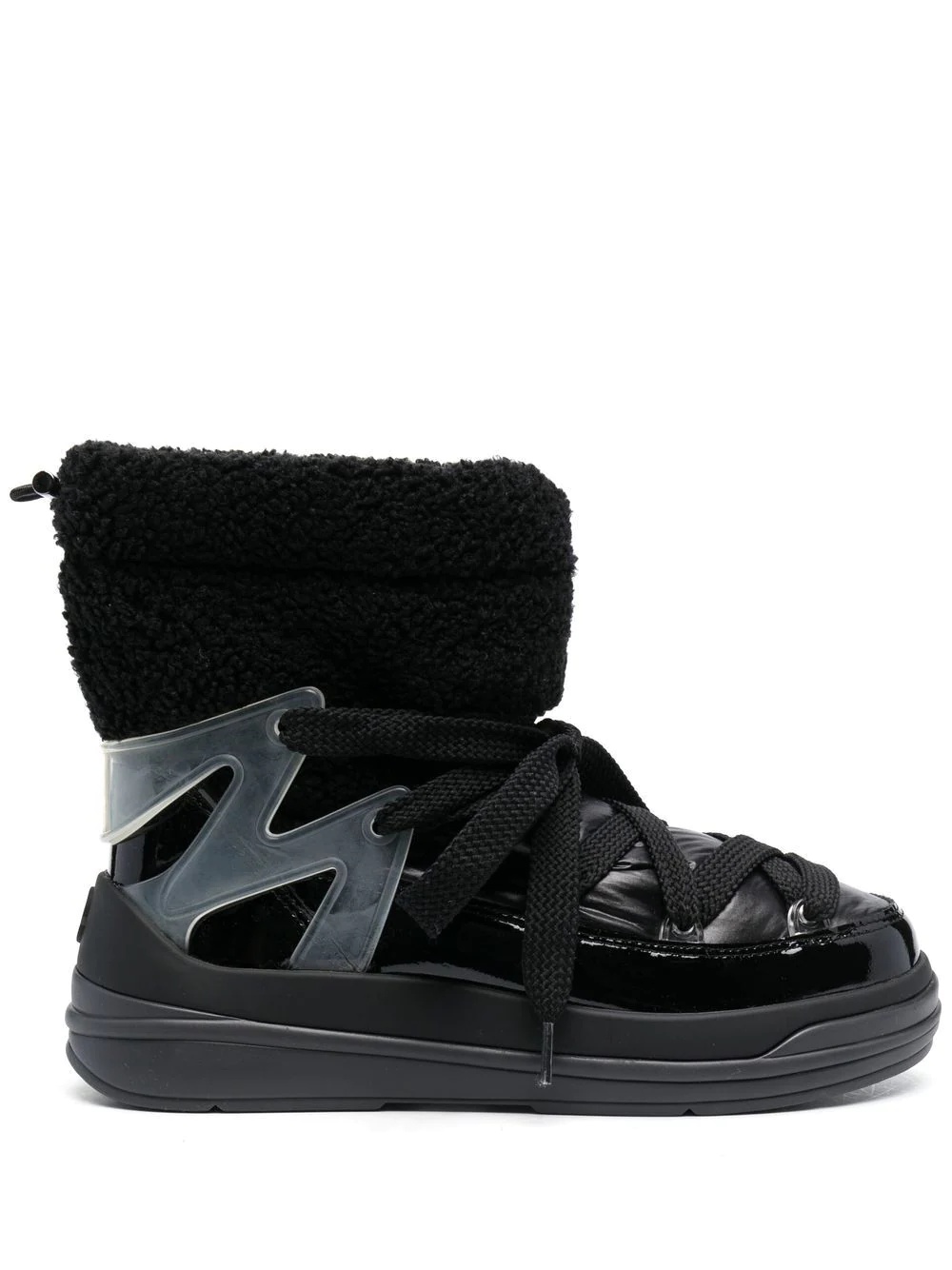 lace-up snow boots - 1
