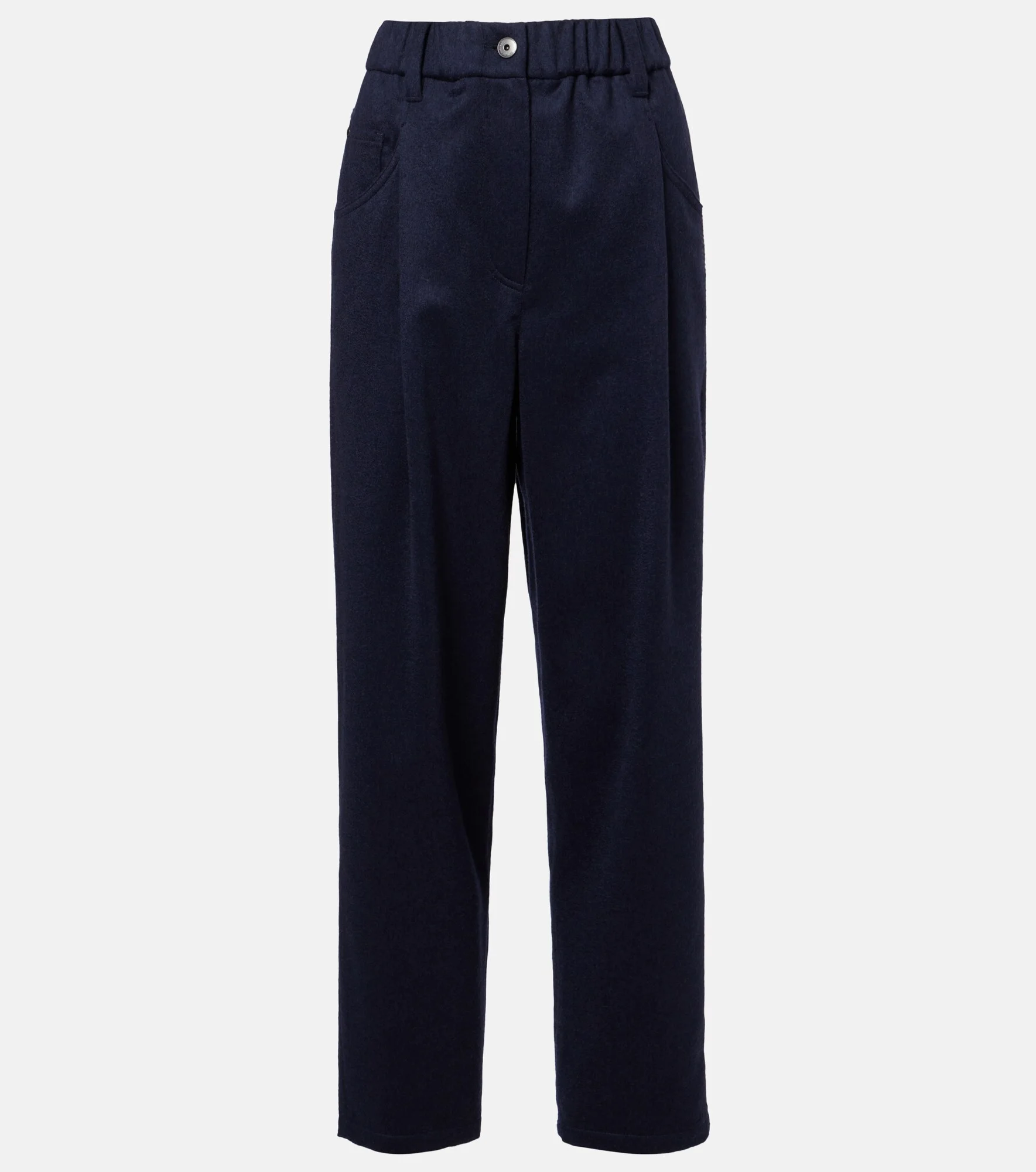 Monili wool straight pants - 1