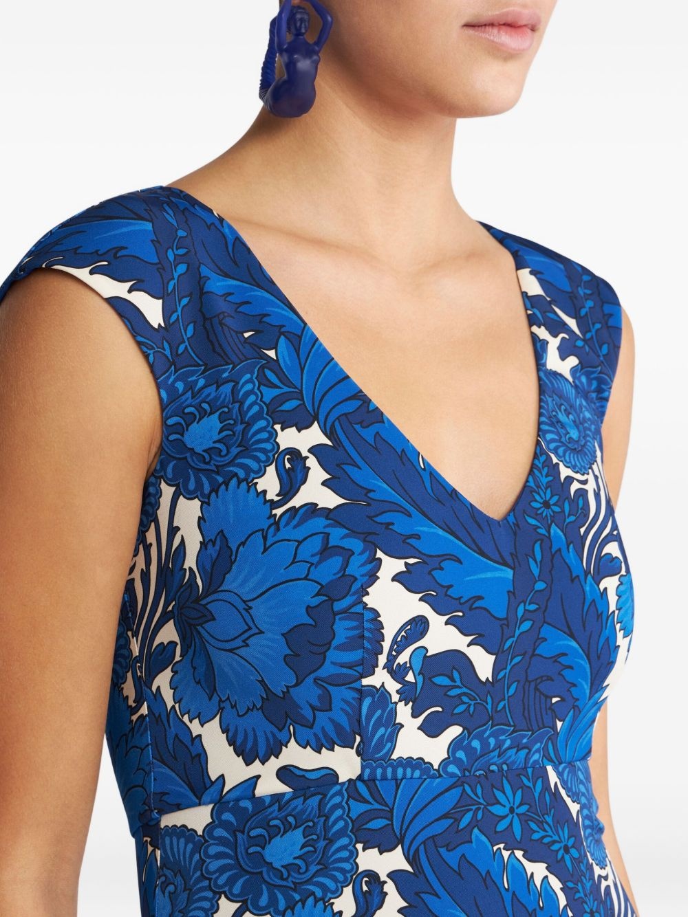 all-over printed dress - 4