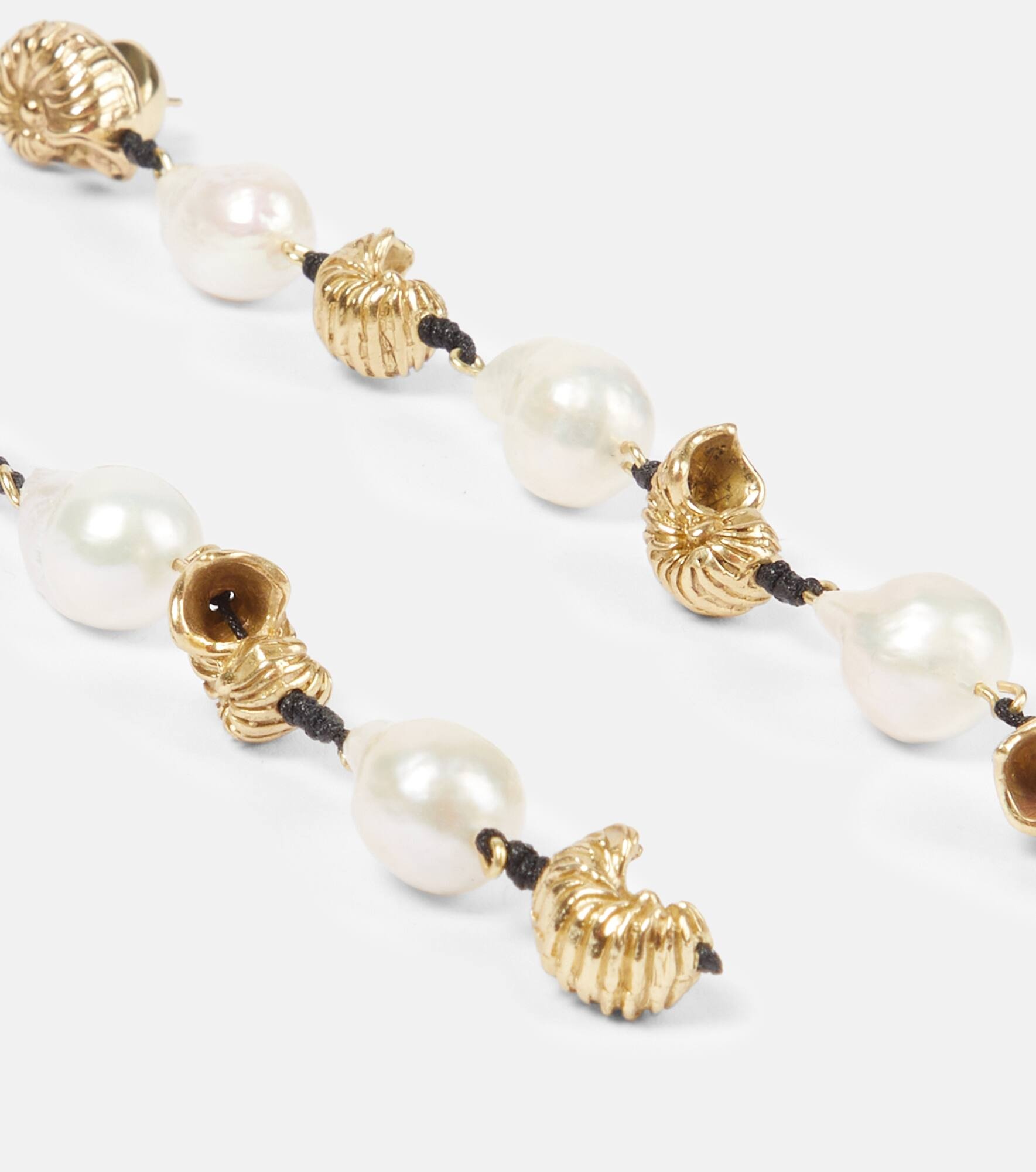 Reverie drop earrings with pearls - 4