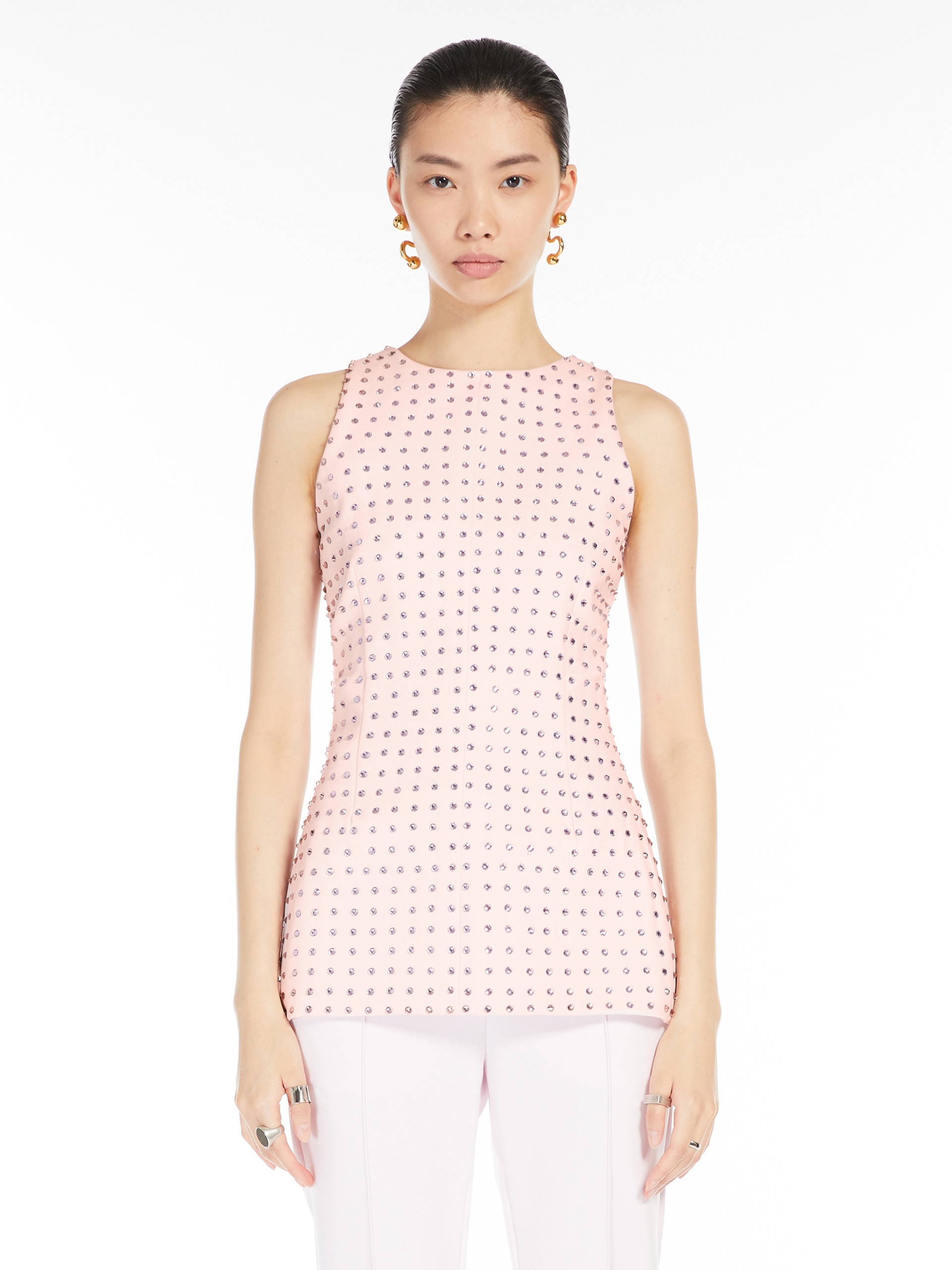 UDITORE Fitted top with rhinestones - KLEPSYDRA CAPSULE - 3