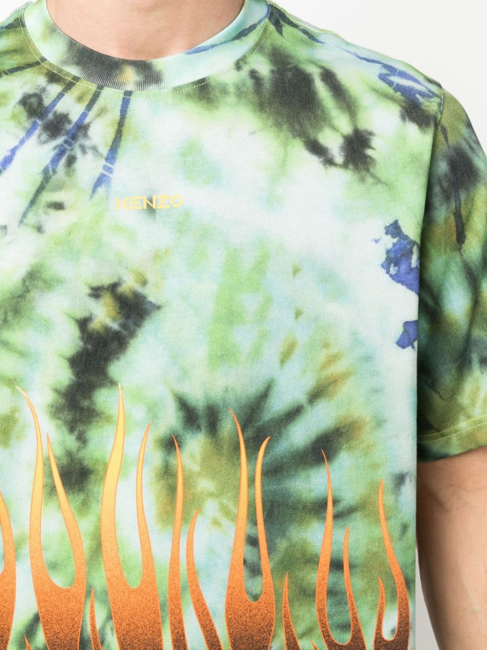 tie-dye print T-shirt - 5