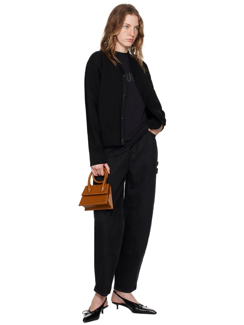 JACQUEMUS Black Les Classiques 'Le cardigan boutonné' Cardigan outlook