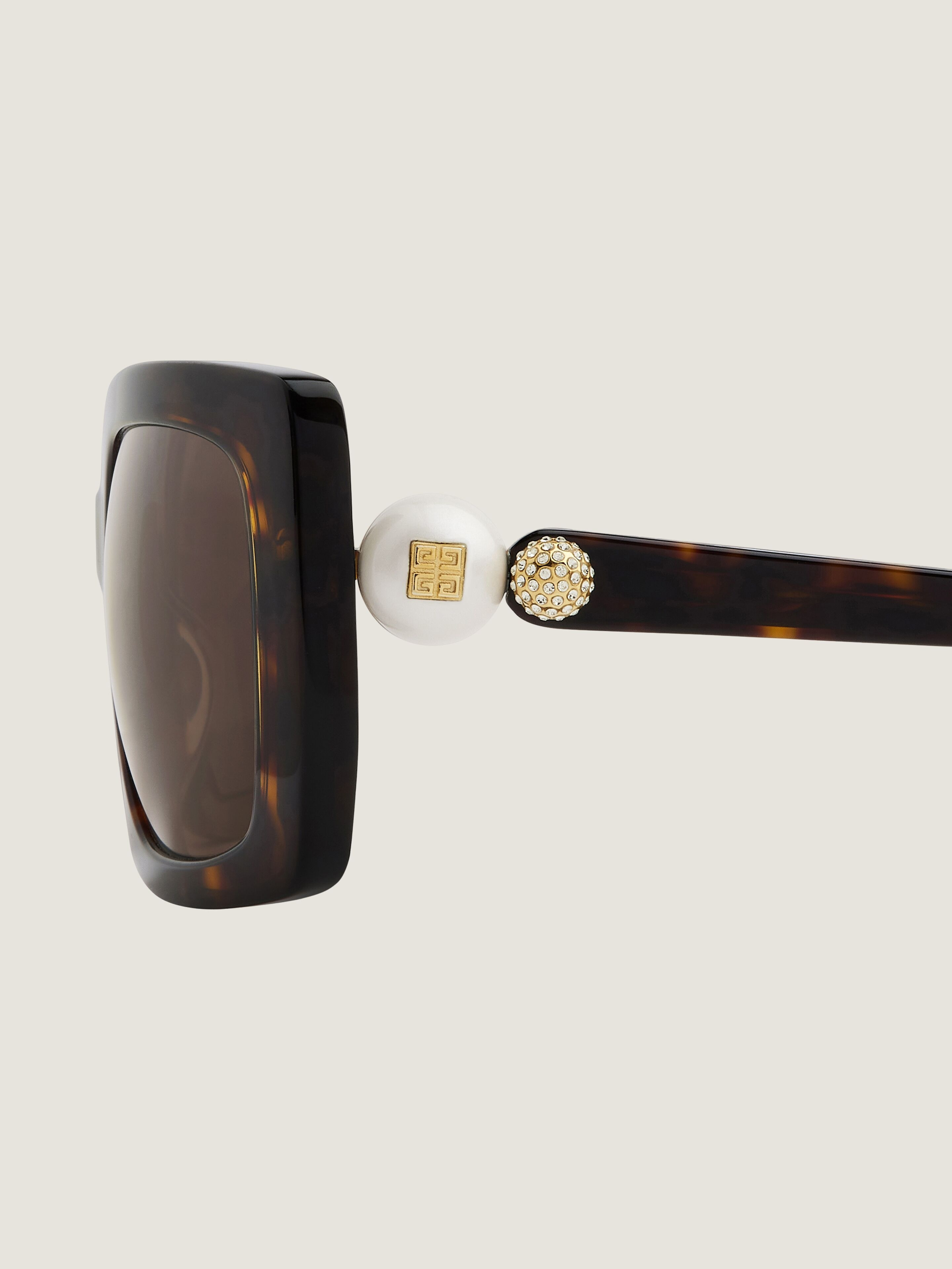 4G PEARL SUNGLASSES IN ACETATE WITH CRYSTALS - 4