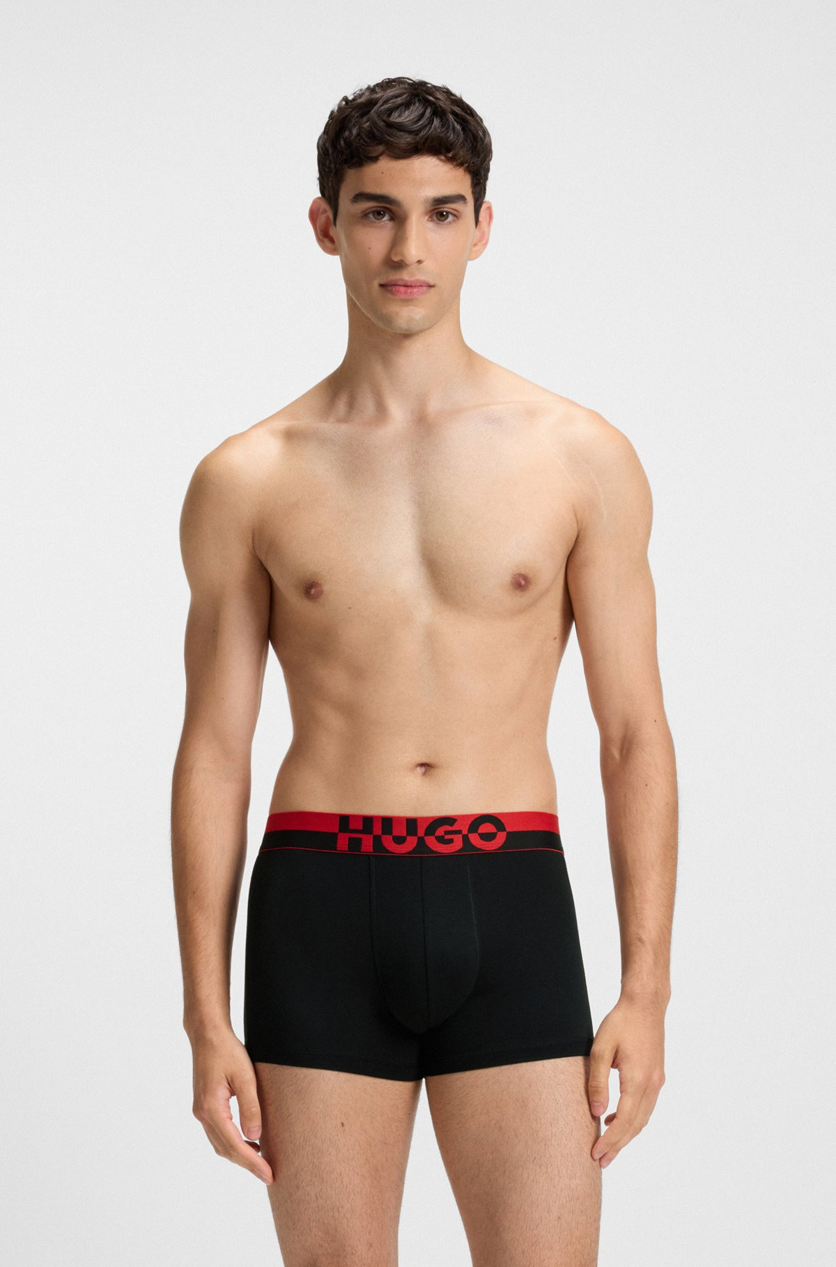 THREE-PACK OF TRUNKS WITH LOGO WAISTBANDS - 2