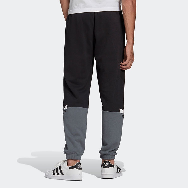 adidas originals logo Splicing Bundle Feet Sports Pants Black GN3445 - 3