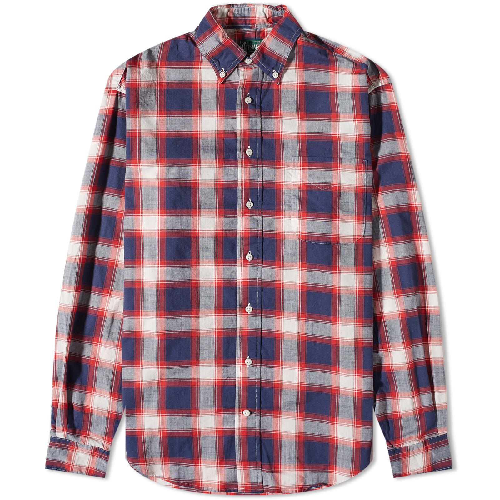 Gitman Vintage Button Down Madras Check Shirt - 1