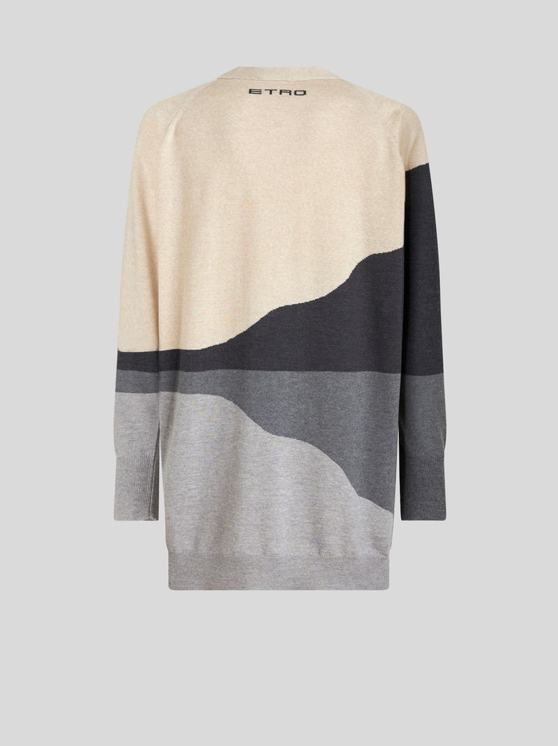 WOOL JACQUARD CARDIGAN 5