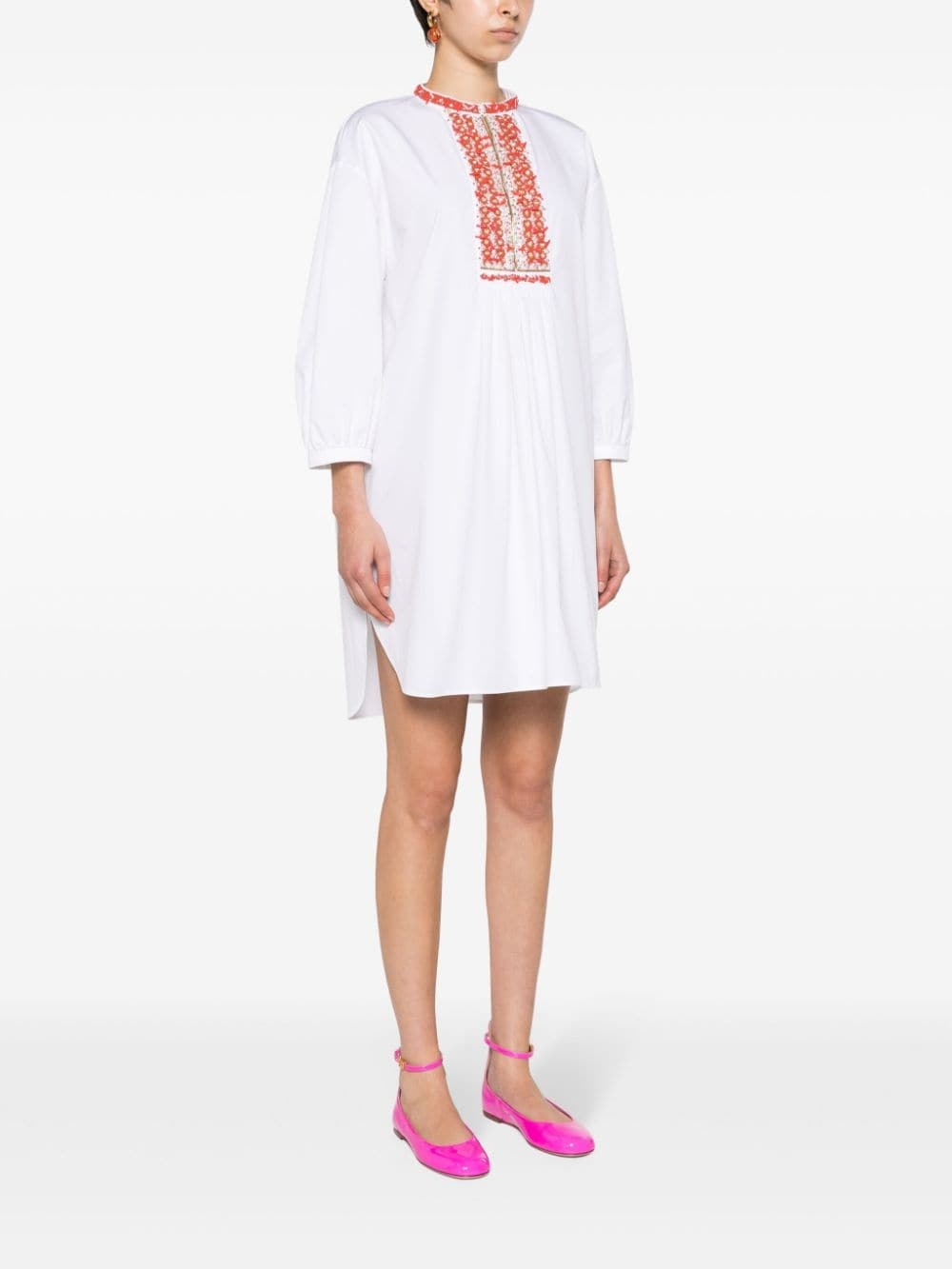 bead-embellished minidress - 3