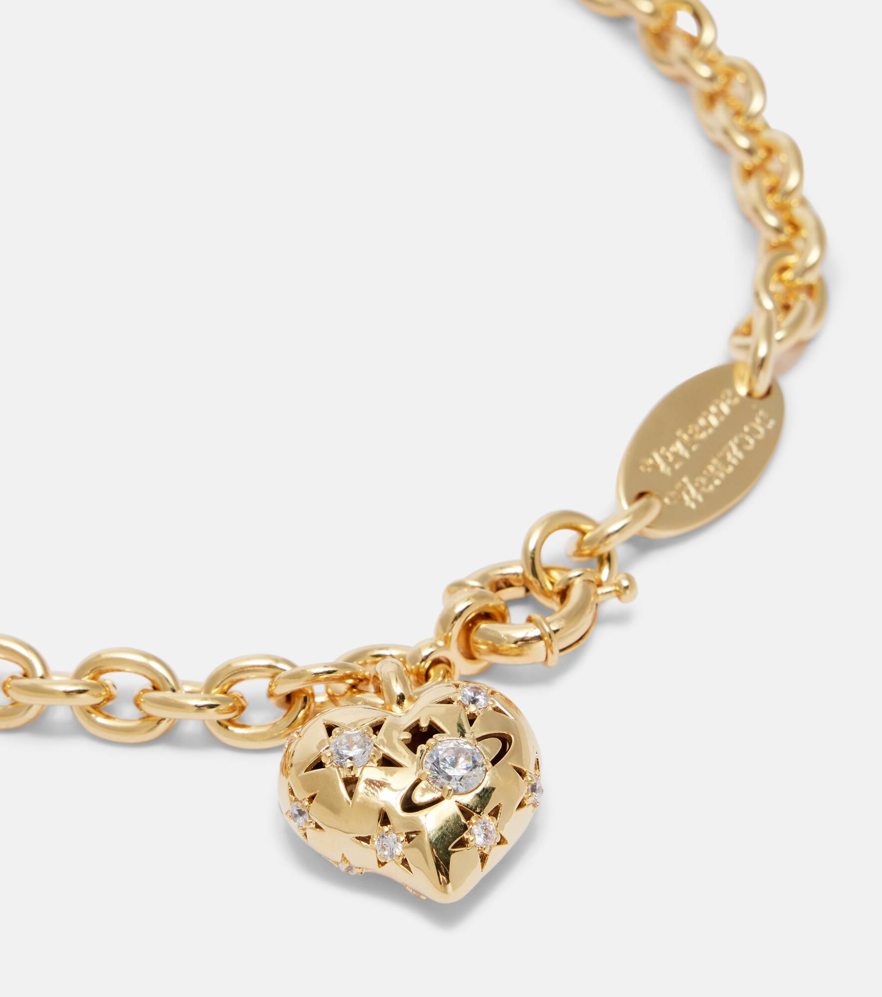 Lee embellished gold-plated necklace - 2