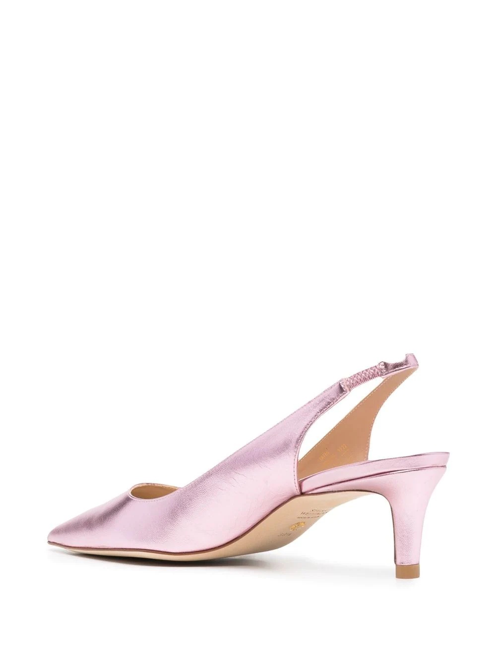 metallic-effect pointed pumps - 3