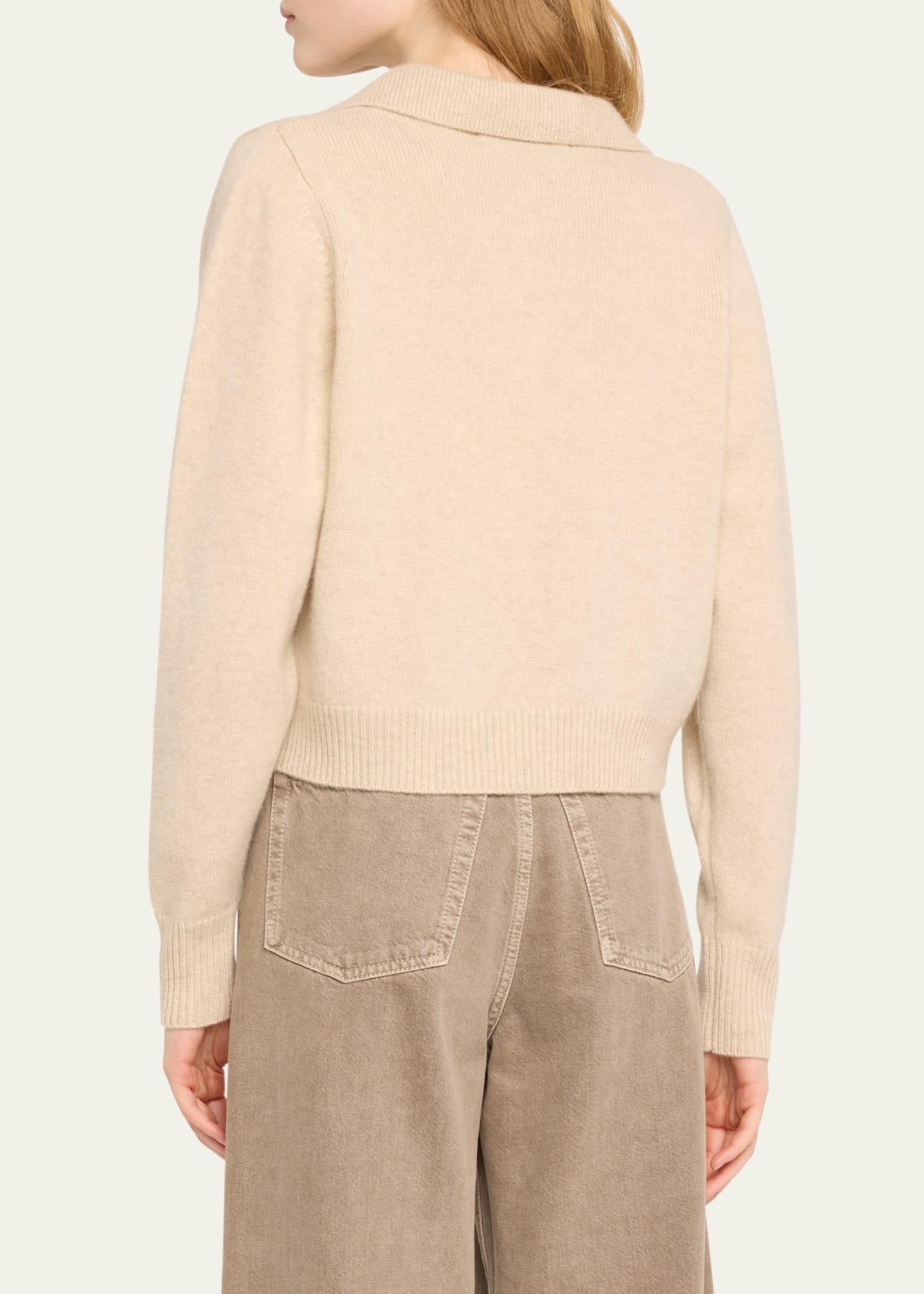 Cashmere Henley Sweater - 3
