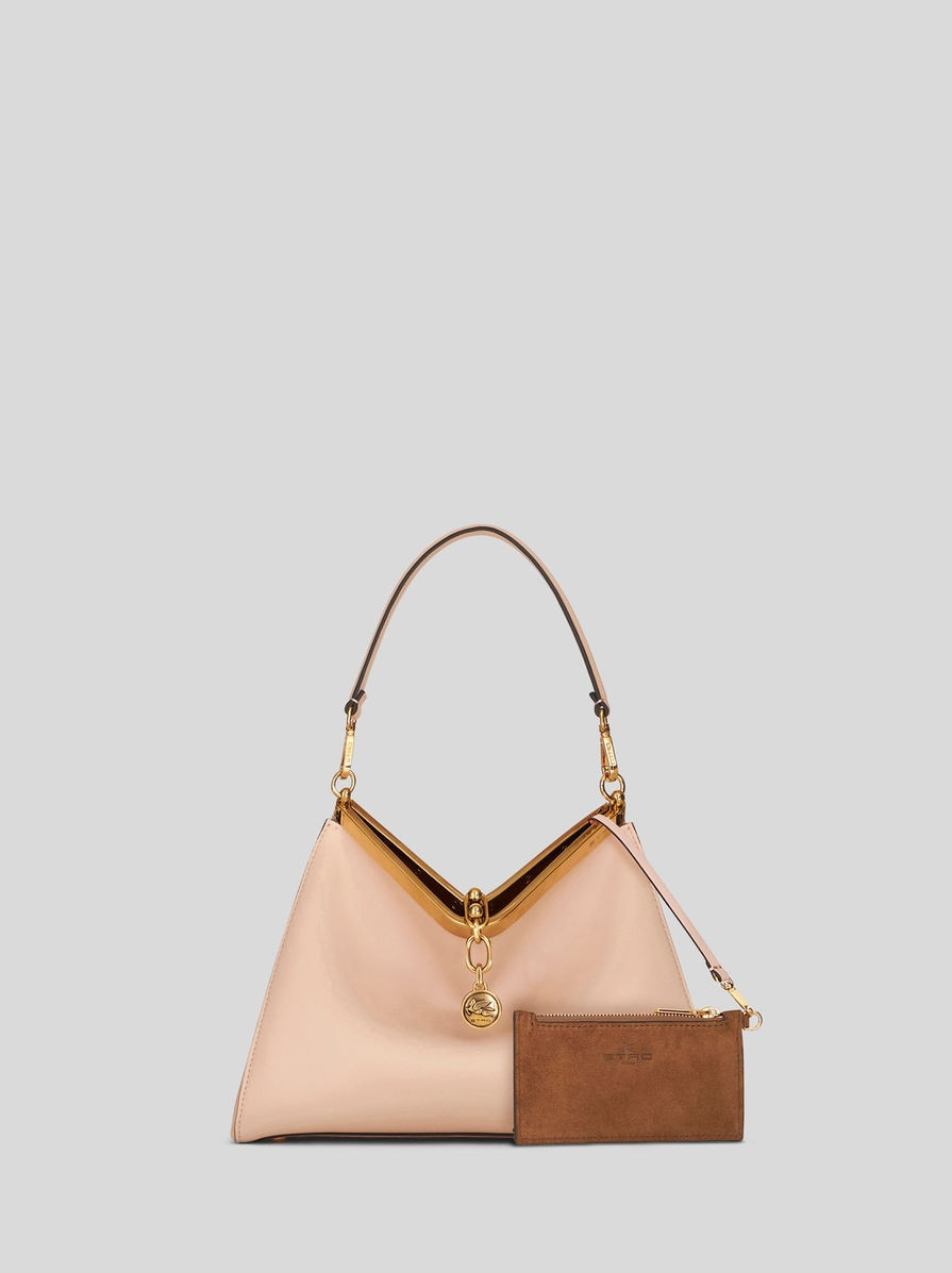 MEDIUM LEATHER VELA BAG - 3