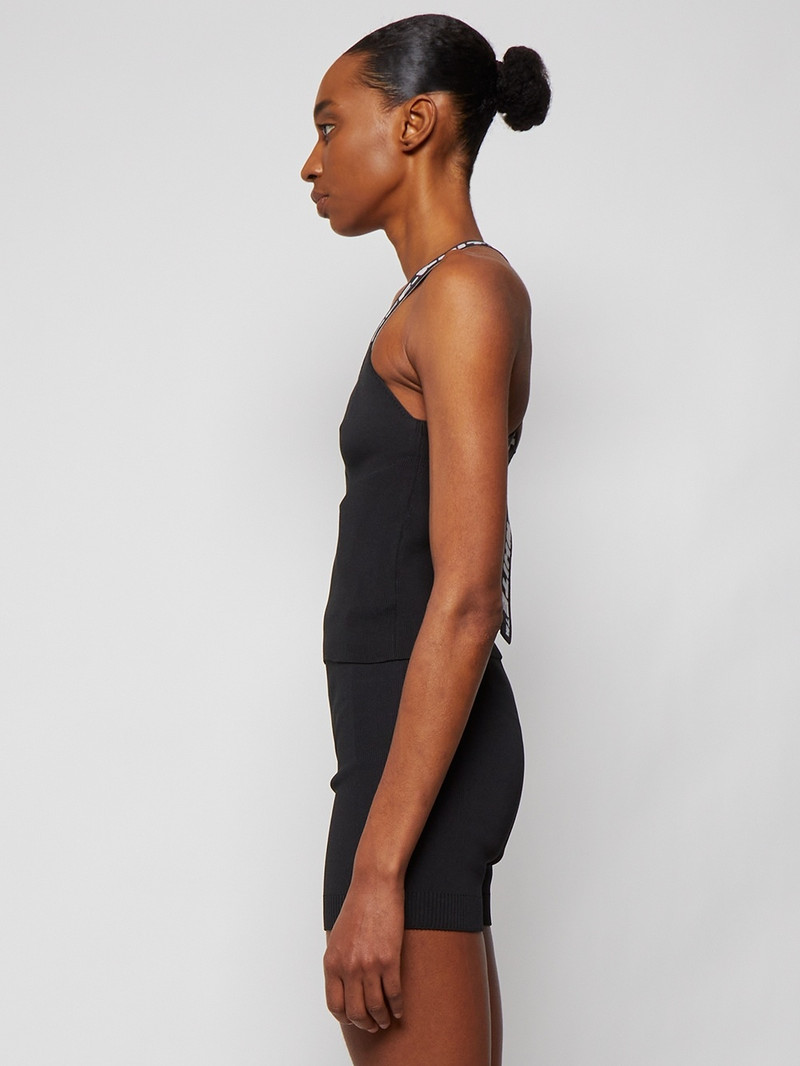 Logo Band Tank Top Black And Grey 4