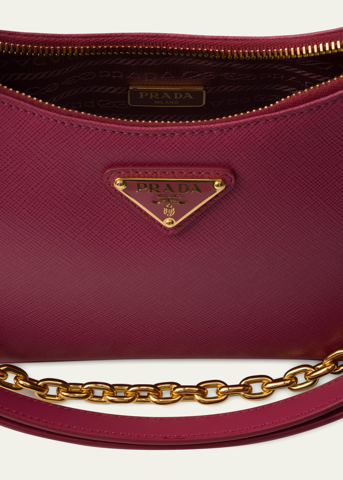 Re-Edition Saffiano Leather Shoulder Bag - 4