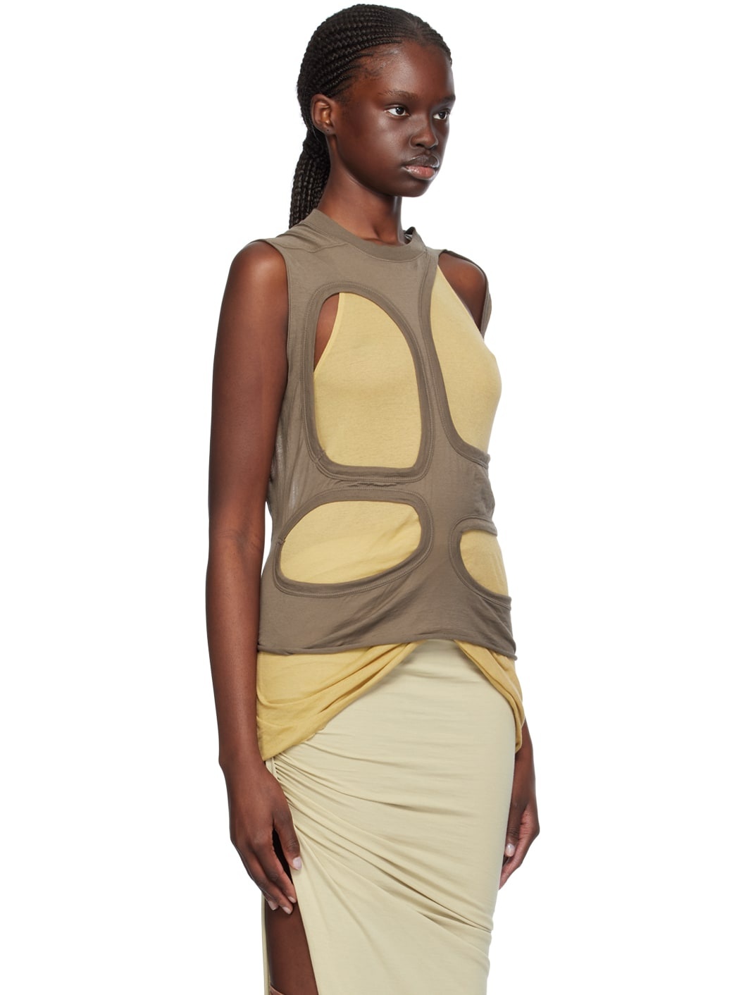 Gray Membrane I Tank Top - 2