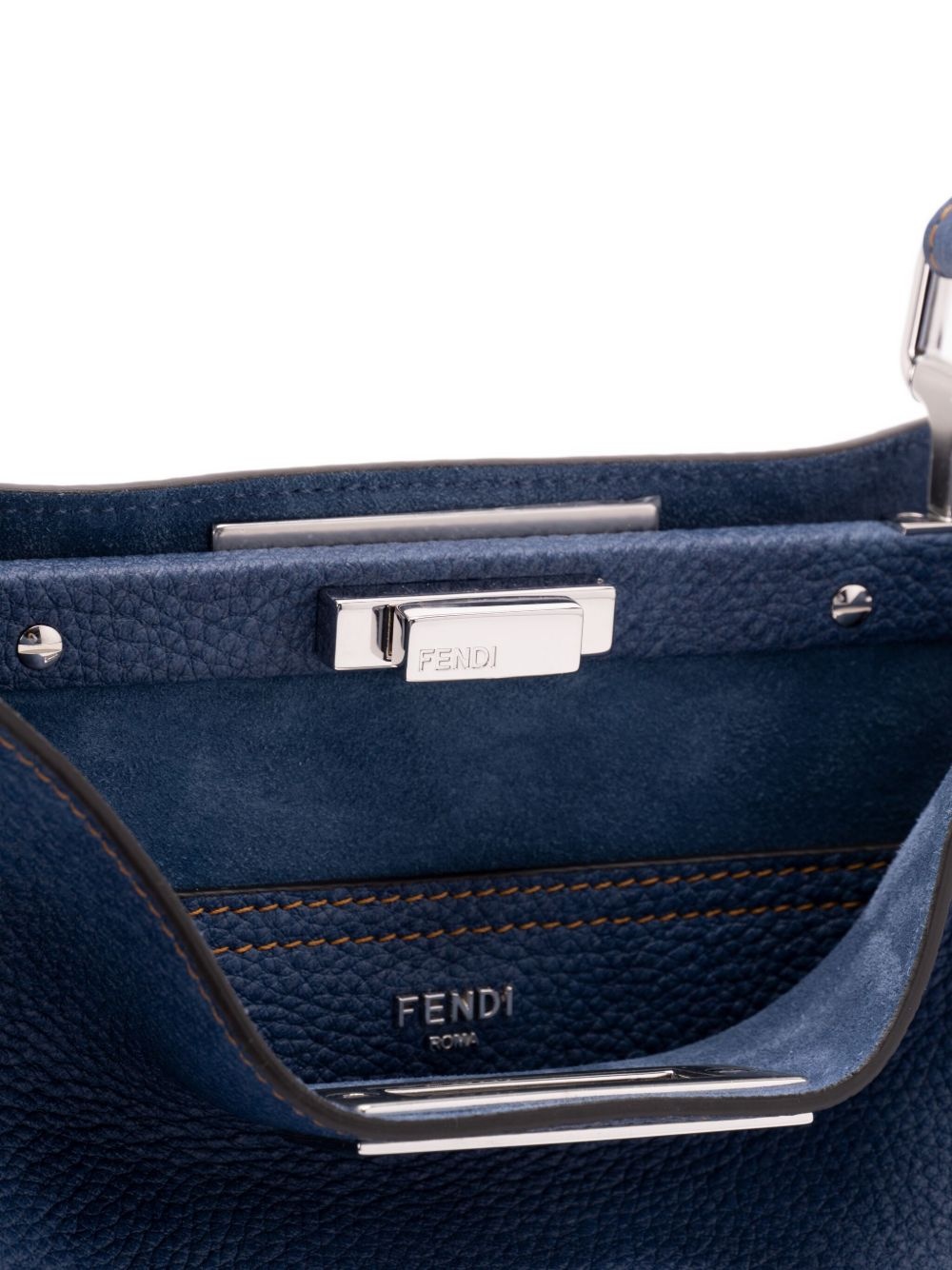 structured leather tote bag - 5