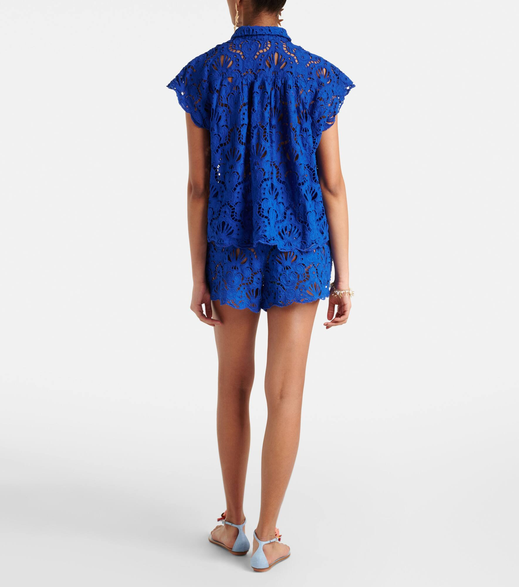 Cotton lace shirt - 3