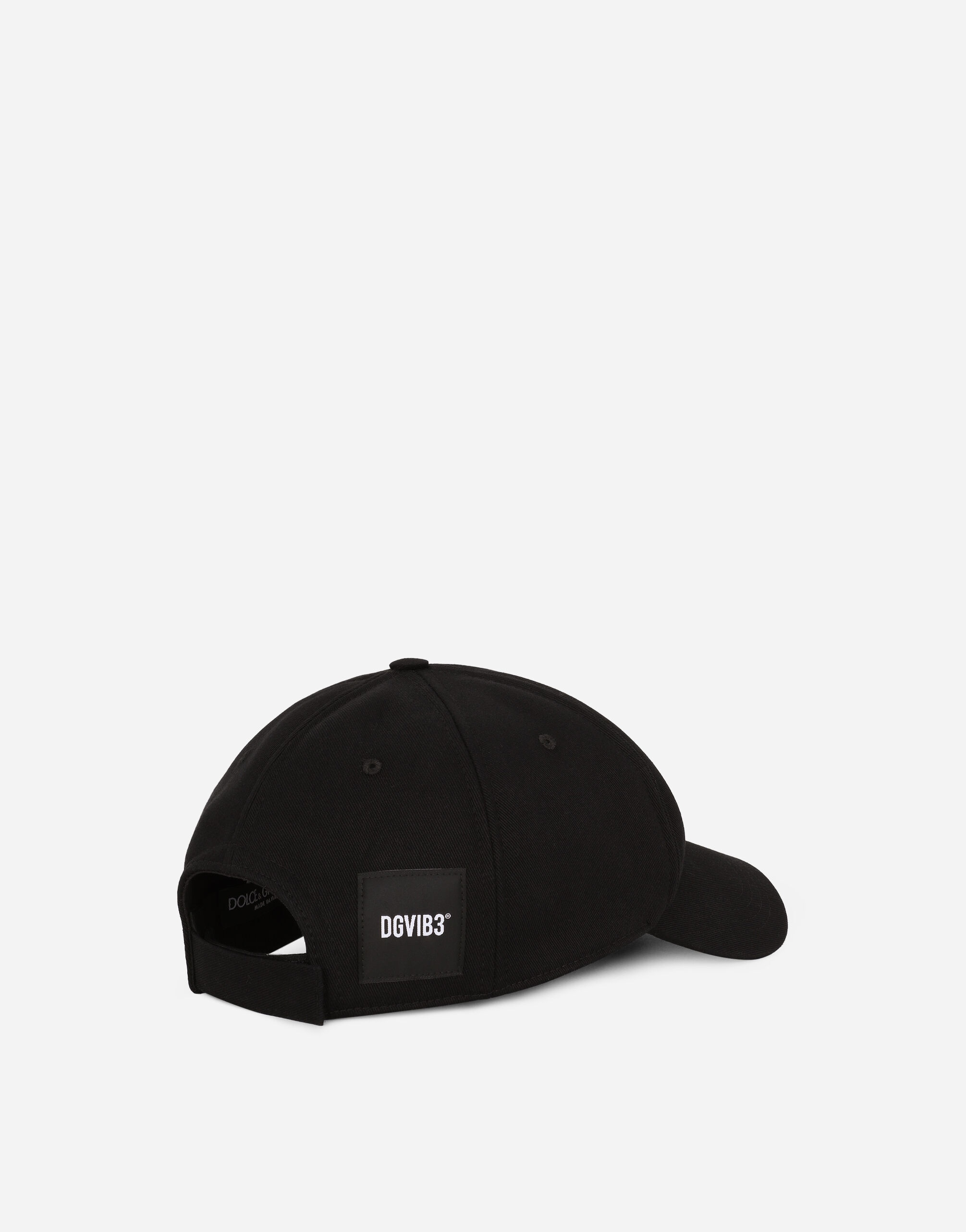Cotton drill baseball cap with DGVIB3 embroidery - 4