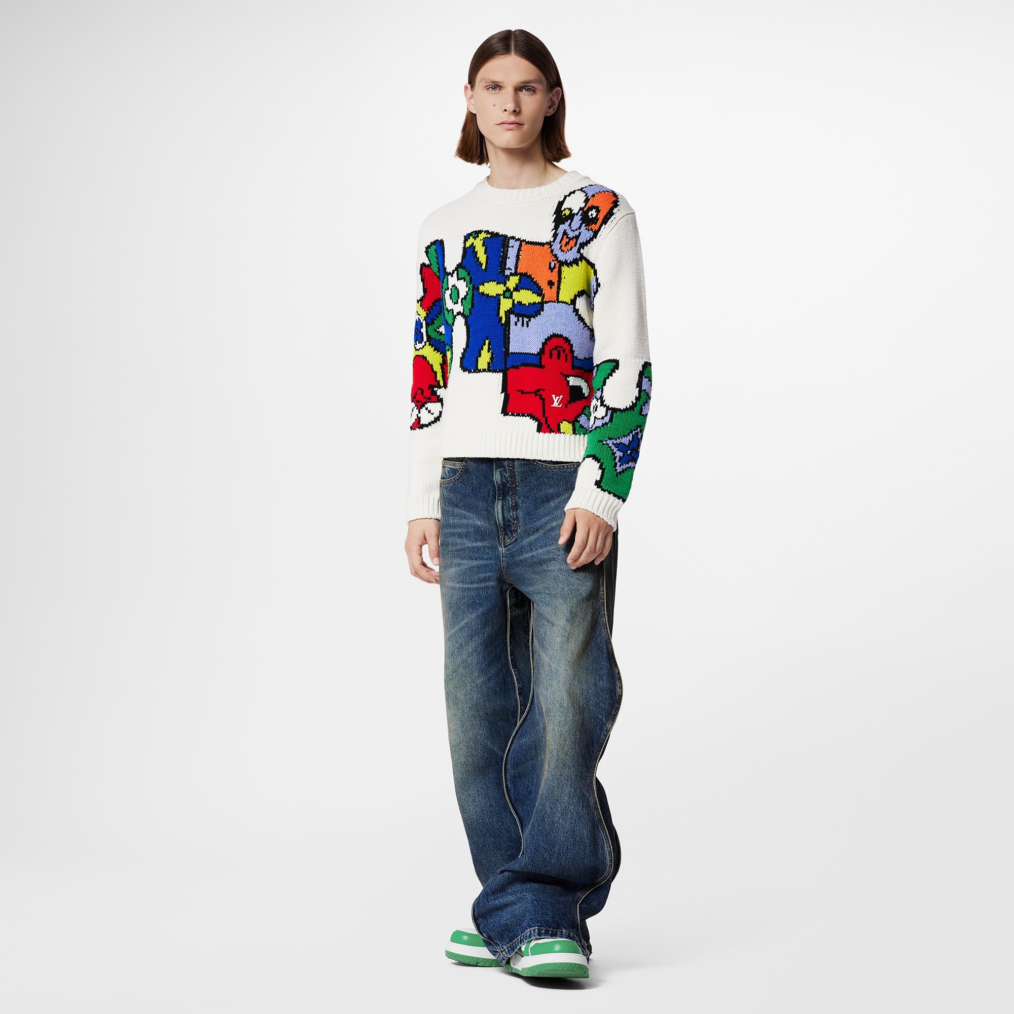 LV Puzzle Jacquard Crewneck - 2