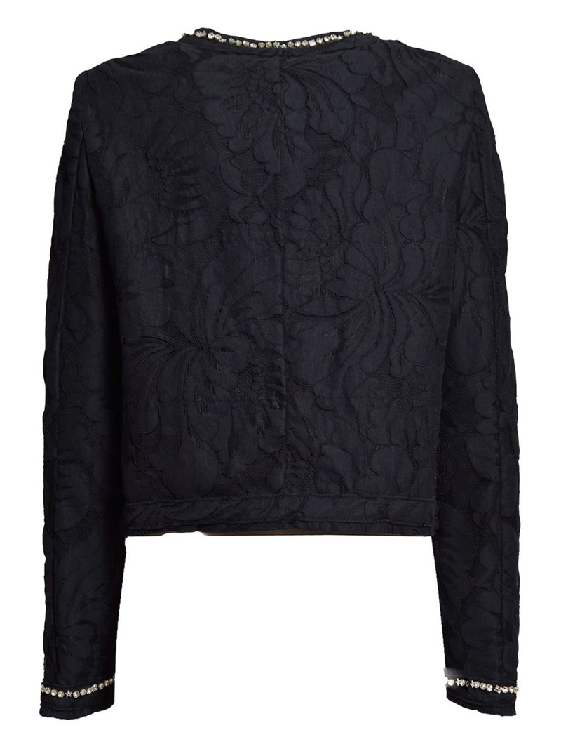 N°21 floral-embroidered tweed jacket outlook