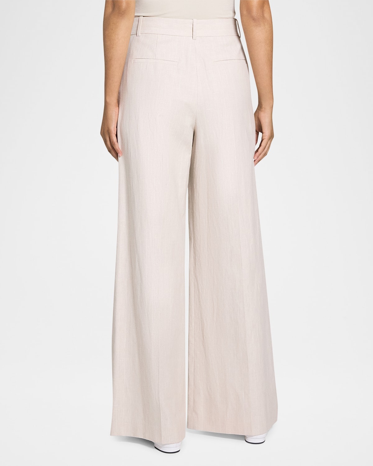 Stripe Canvas High-Rise Trousers - 3