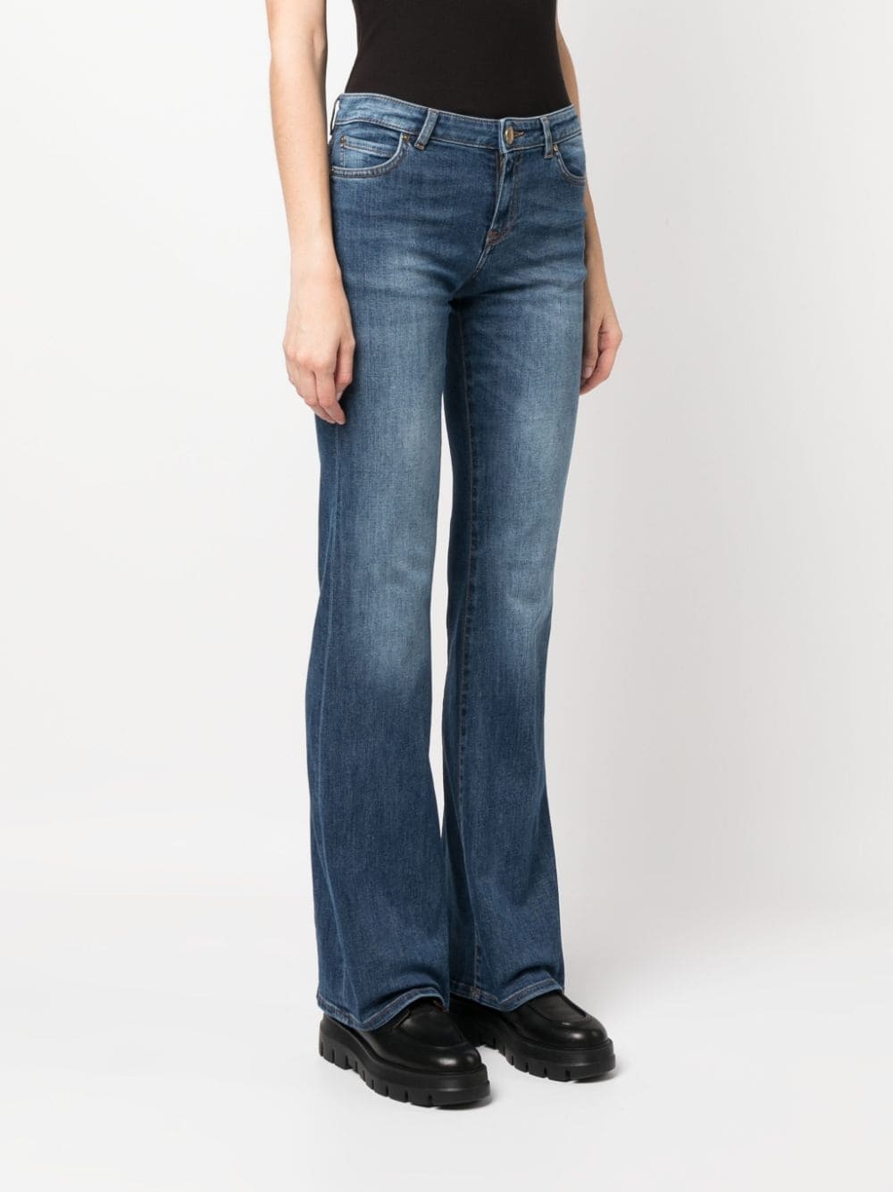 low-rise bootcut jeans - 3