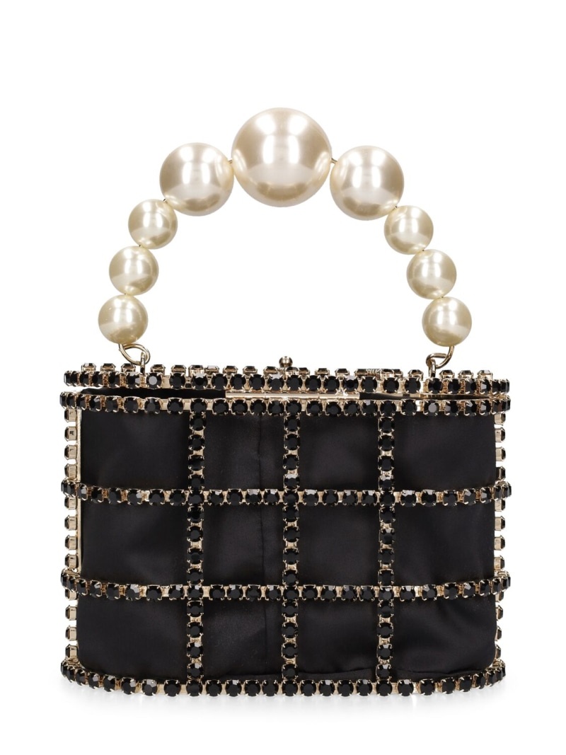 Holli shiny pearl top handle bag - 4