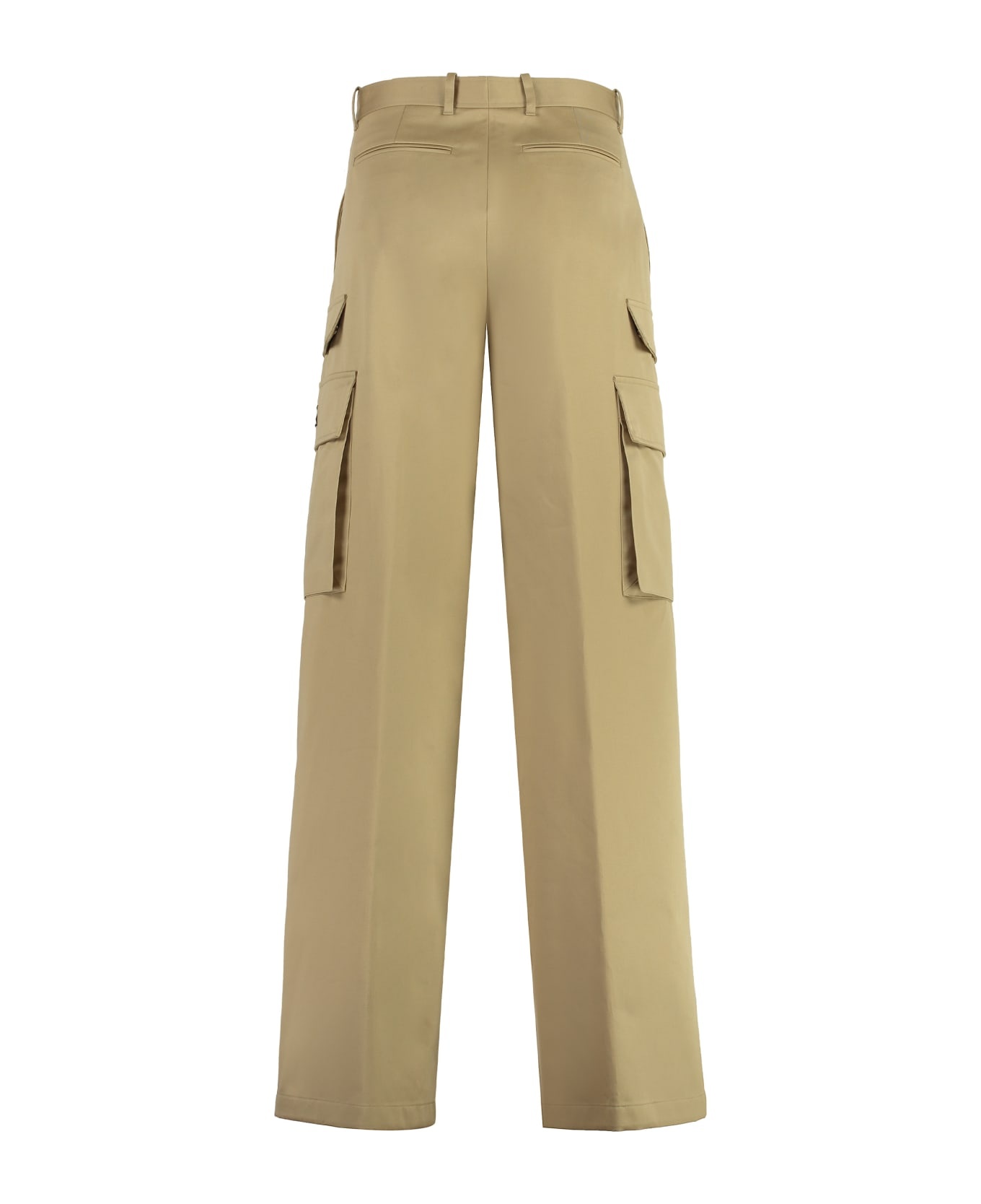 Gabardine Cargo Trousers - 2