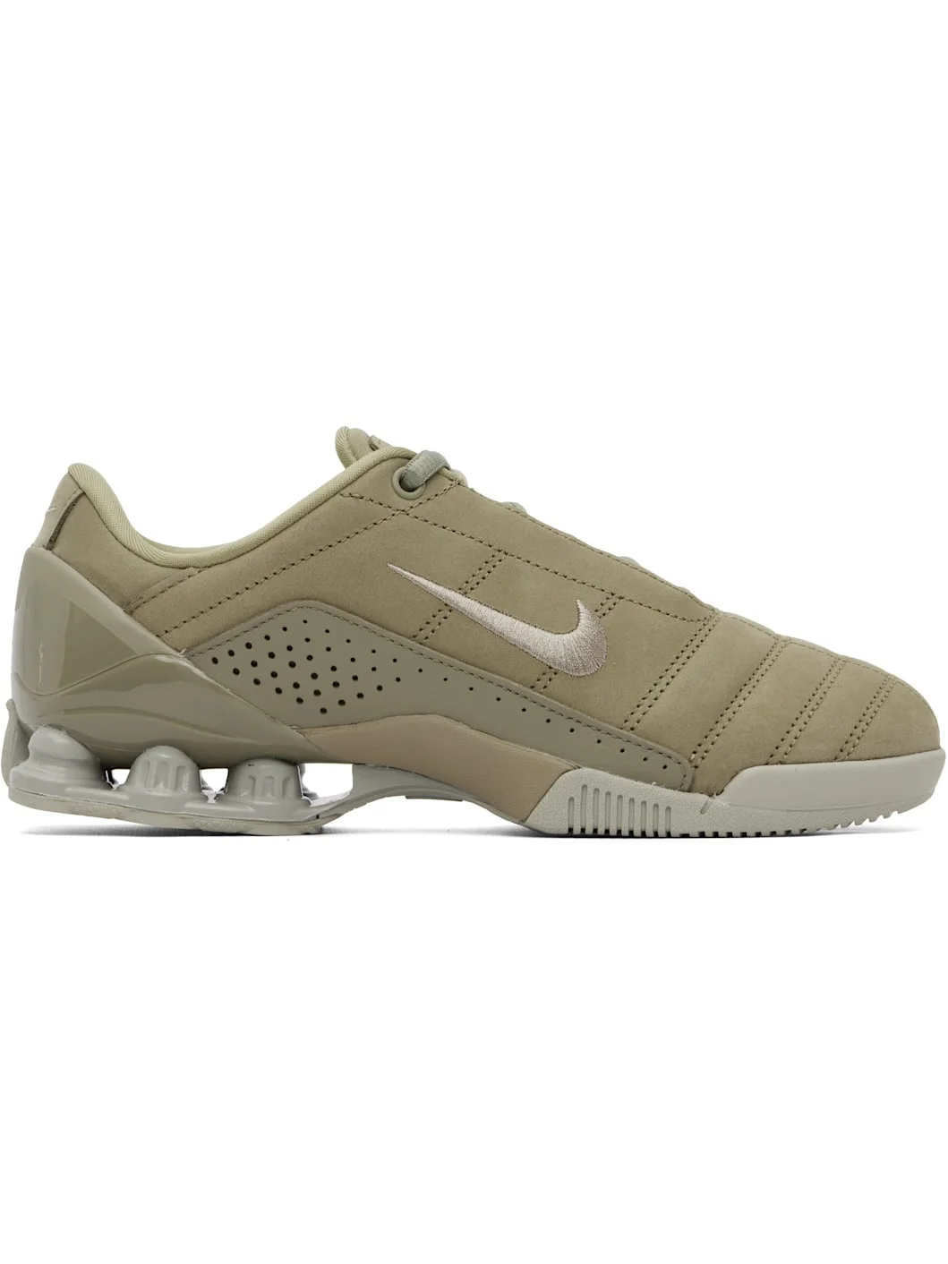 Khaki Total 90 Shox Magia Sneakers - 1