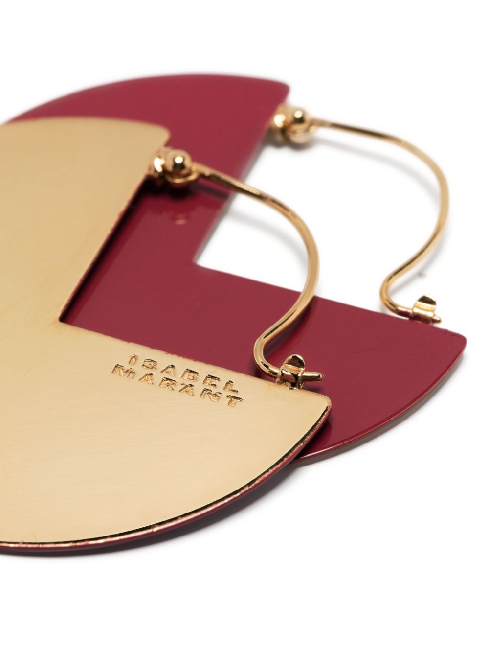 90Âº two-tone drop earrings - 3