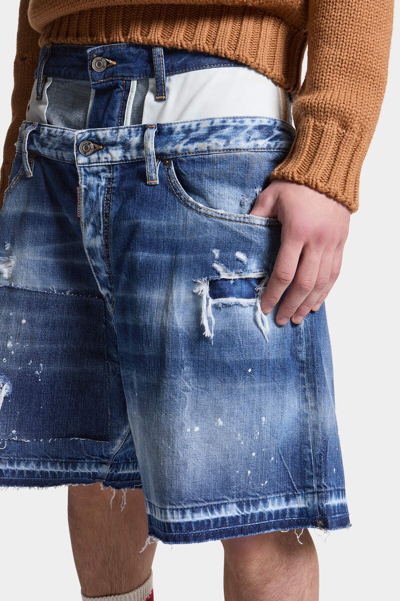 INSIDE-OUT TWINPACK DENIM BOXER SHORT - 5