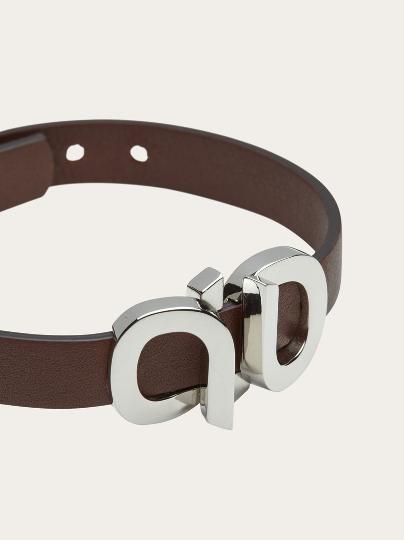 FERRAGAMO Bracelet with Gancini accent outlook