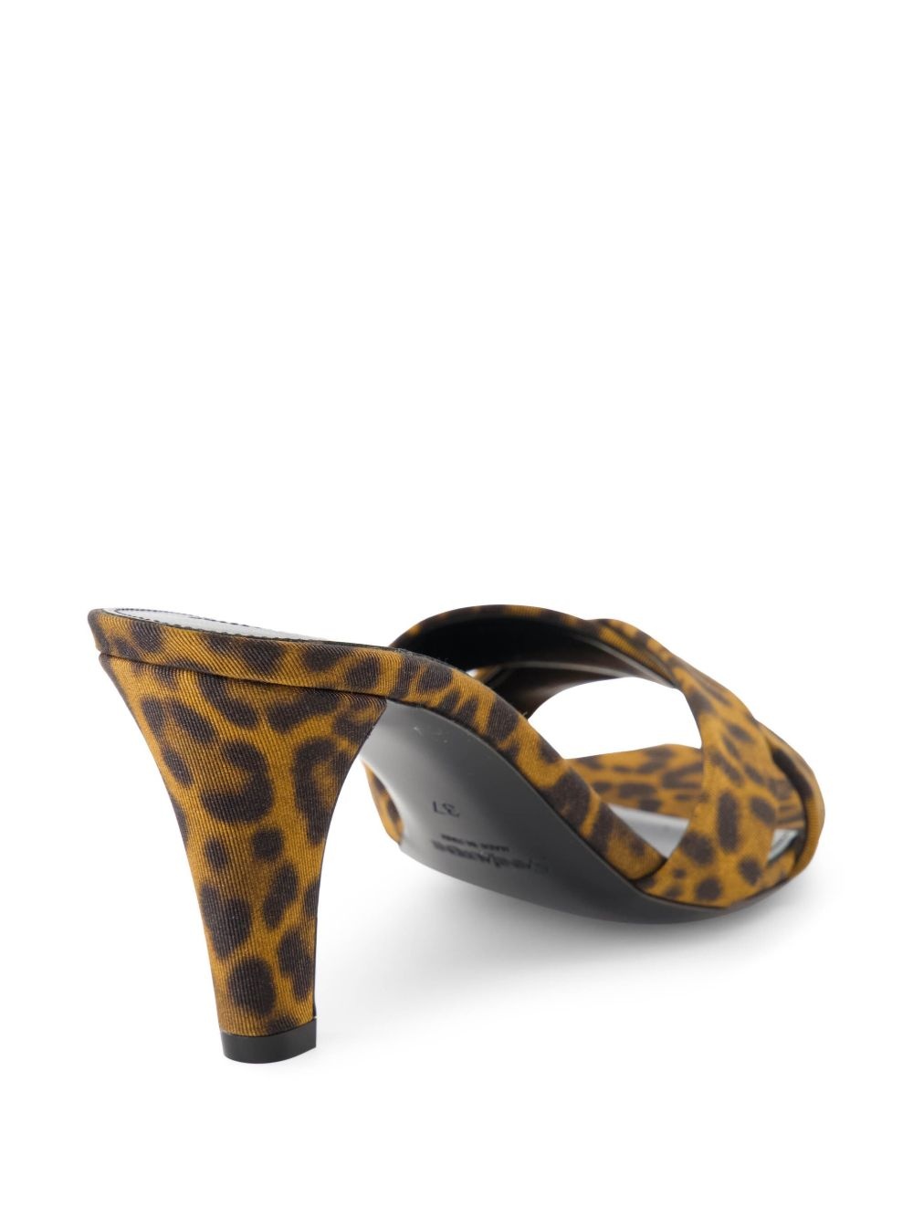 75mm leopard-print mules - 4
