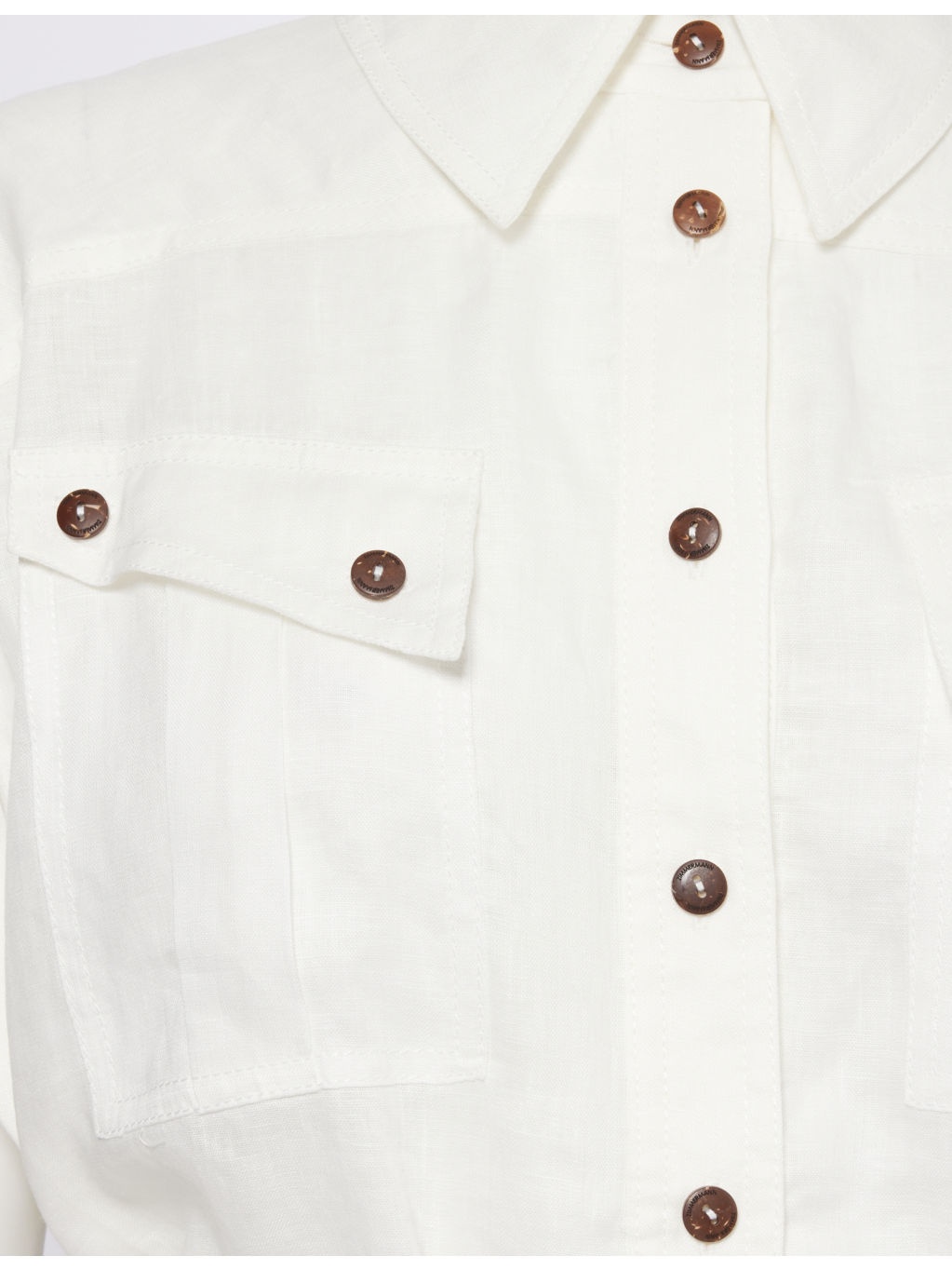 Rhiannon Belted Linen Playsuit - 5
