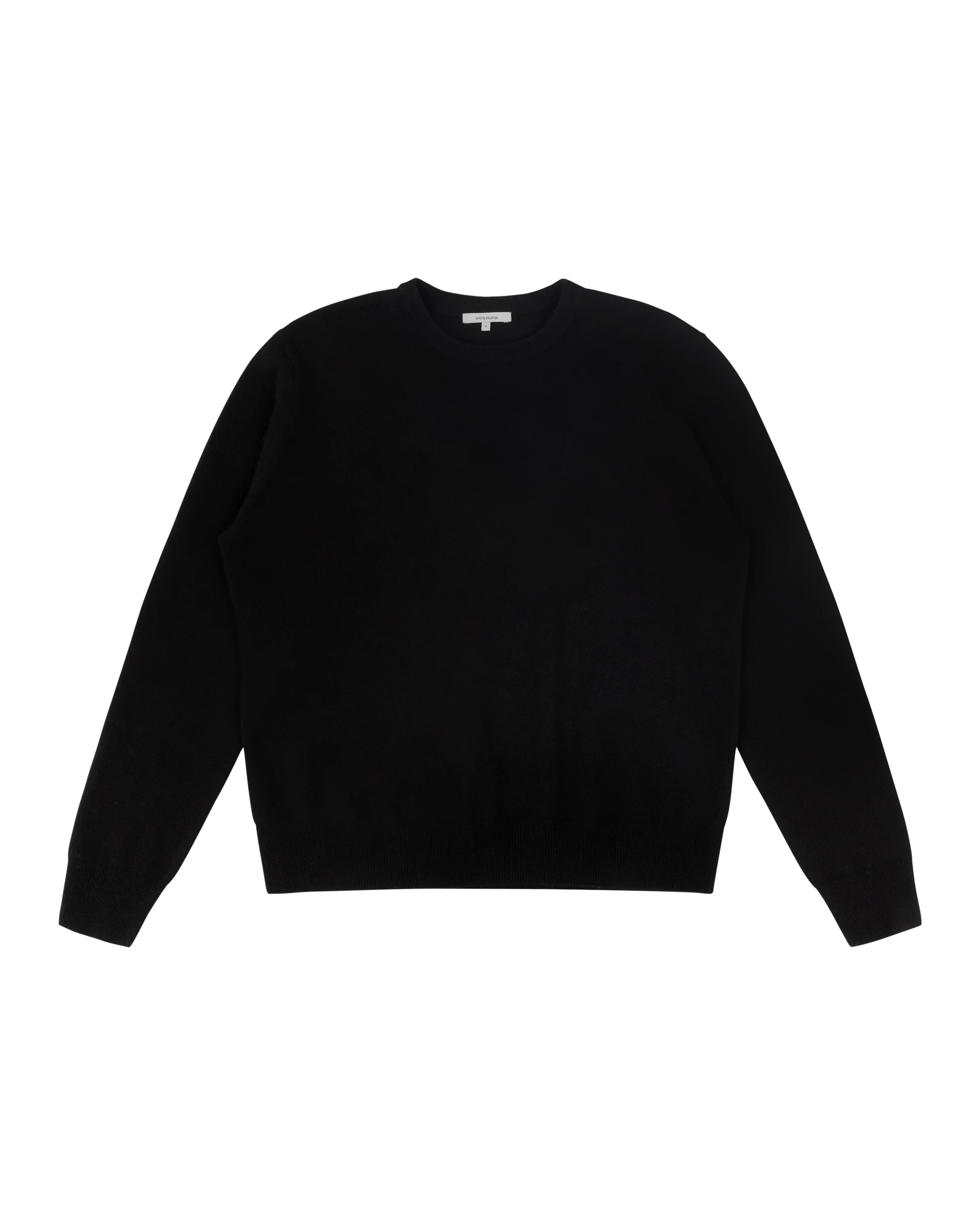 KNIT CREWNECK BLACK - 5
