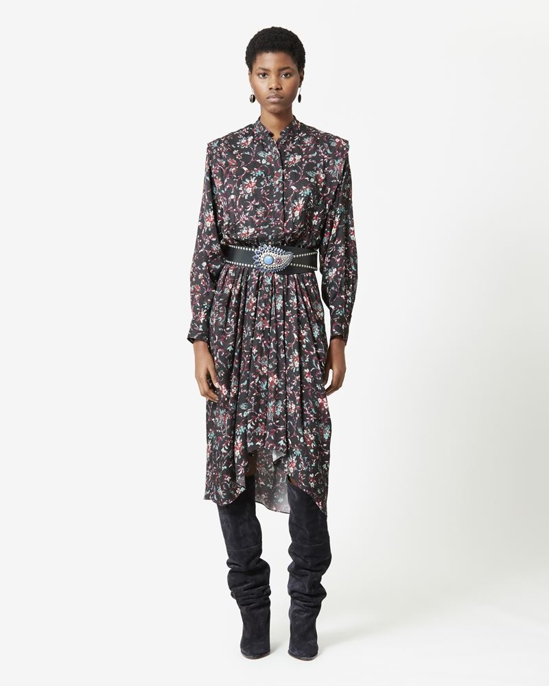 OKELEYA FLORAL MIDI DRESS - 2