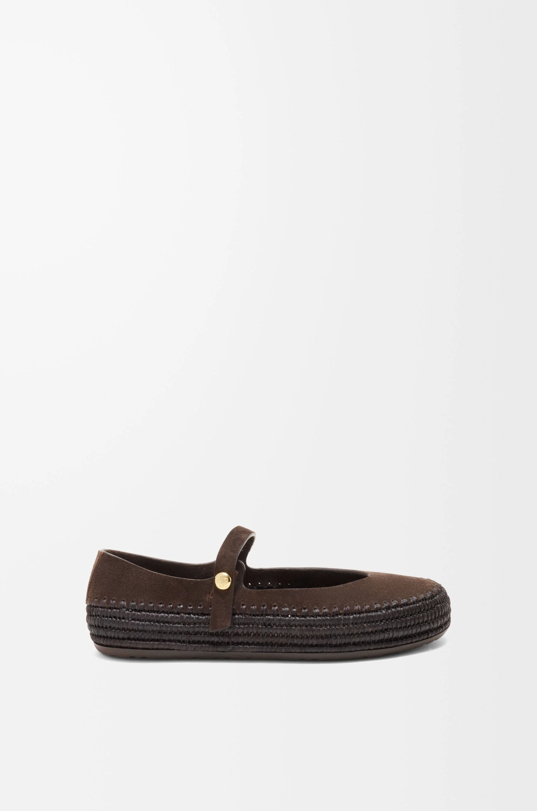 Rio Mary-Jane in suede and raffia - 1
