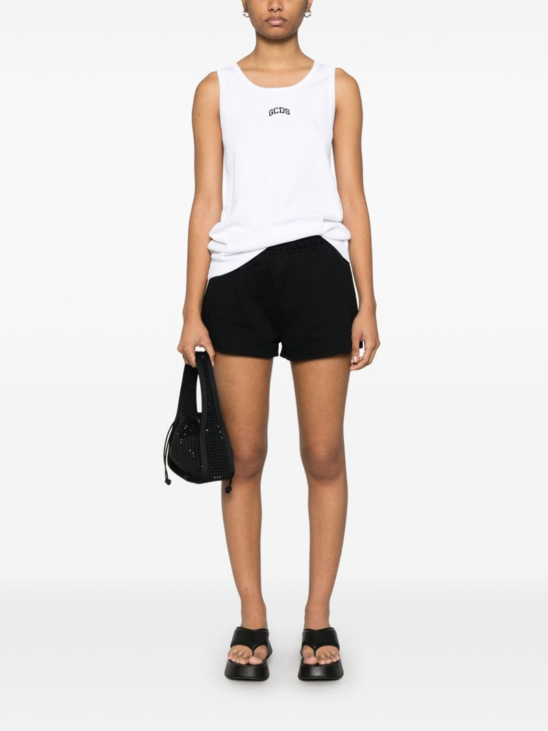 GCDS logo-embroidered tank top outlook