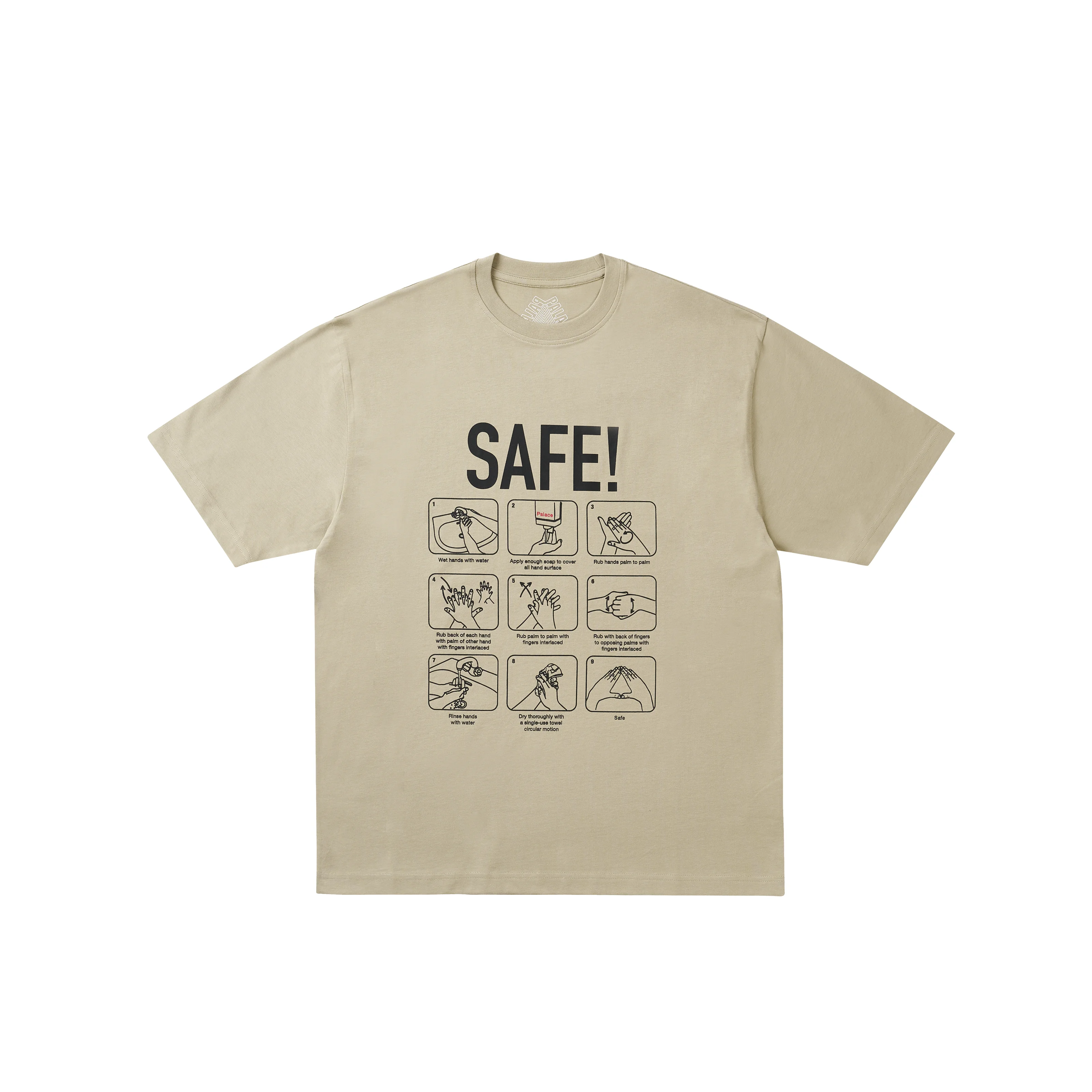 SAFE T-SHIRT CHALKY GREEN - 1