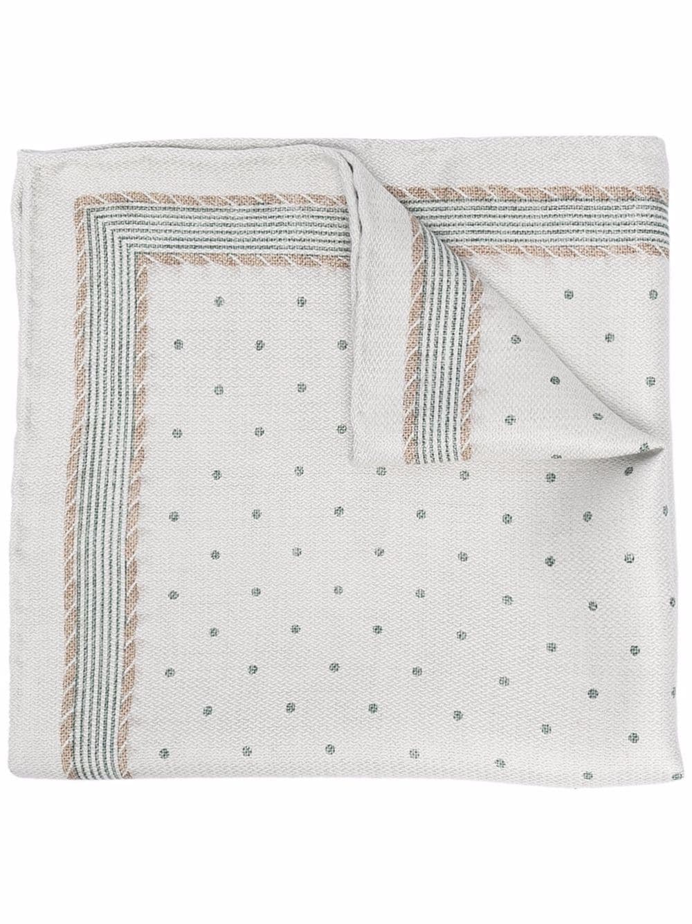 spotted silk handkerchief - 1