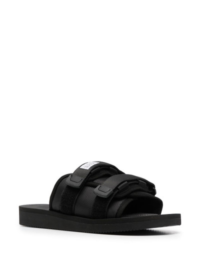 Suicoke logo-patch touch-strap slides outlook