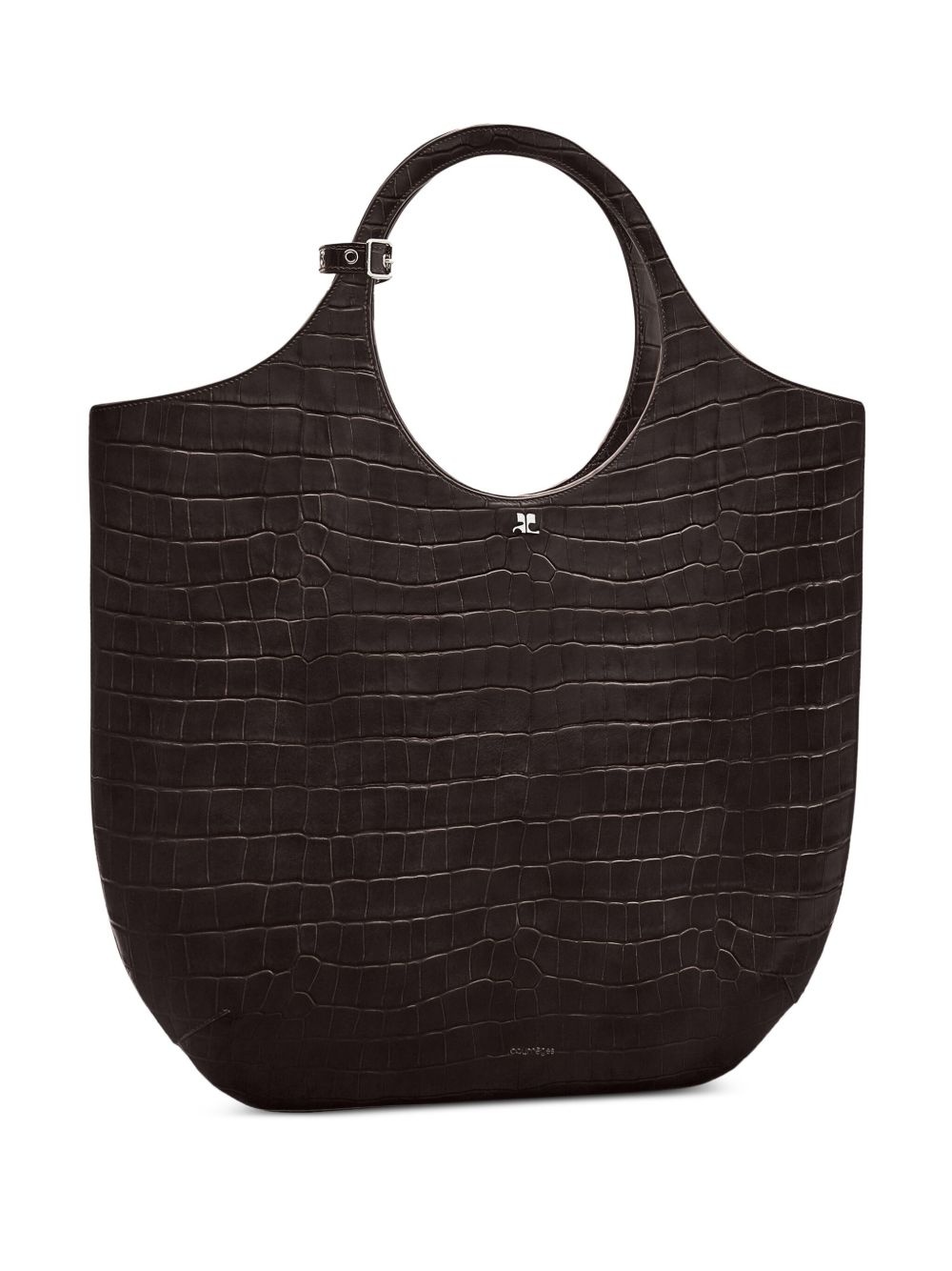 large Holy crocodile-effect tote bag - 4