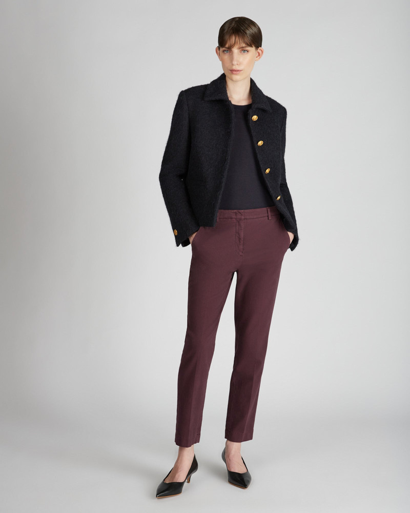 Wool bouclé regular fit jacket 5
