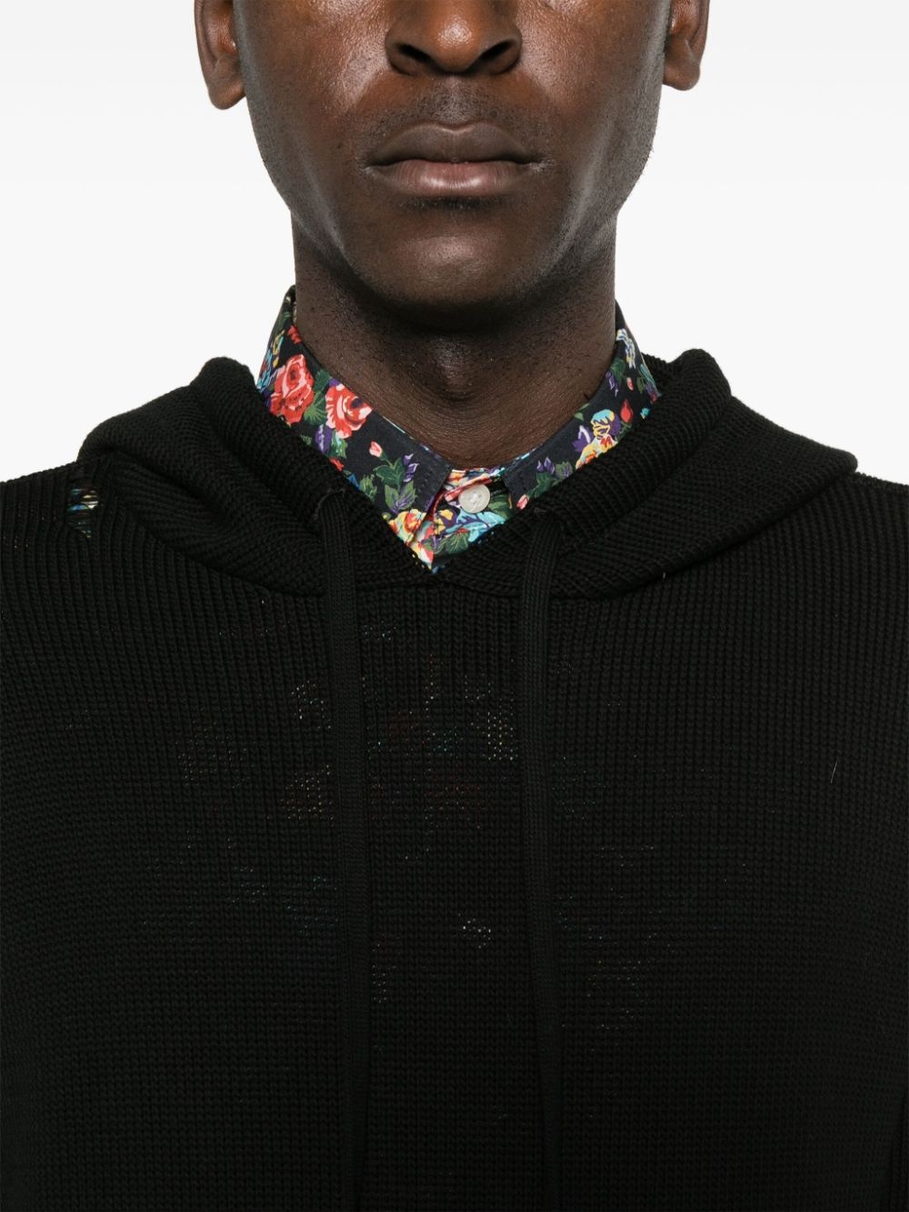 knitted hoodie - 5