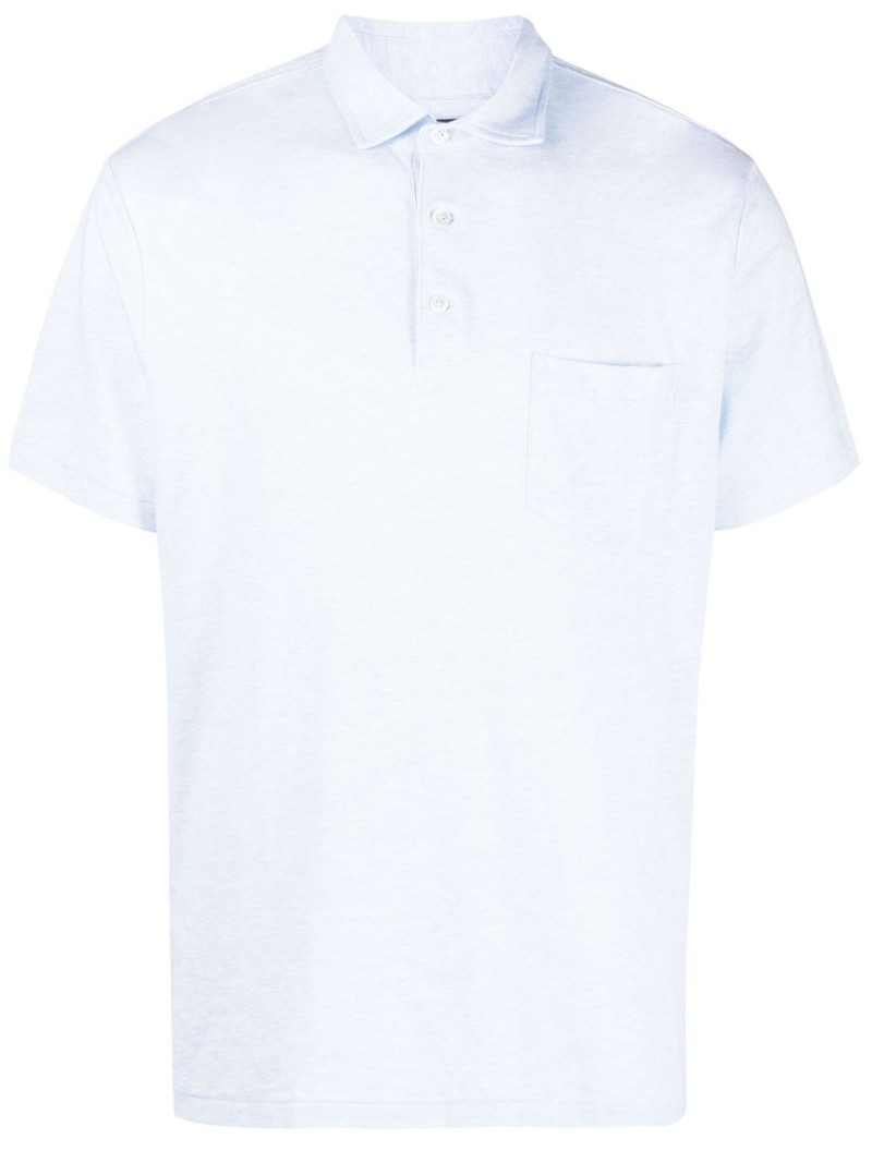 embroidered-logo short-sleeve polo shirt 1