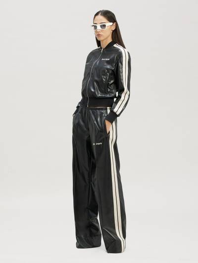 Palm Angels Leather Effect Loose Trackpant outlook